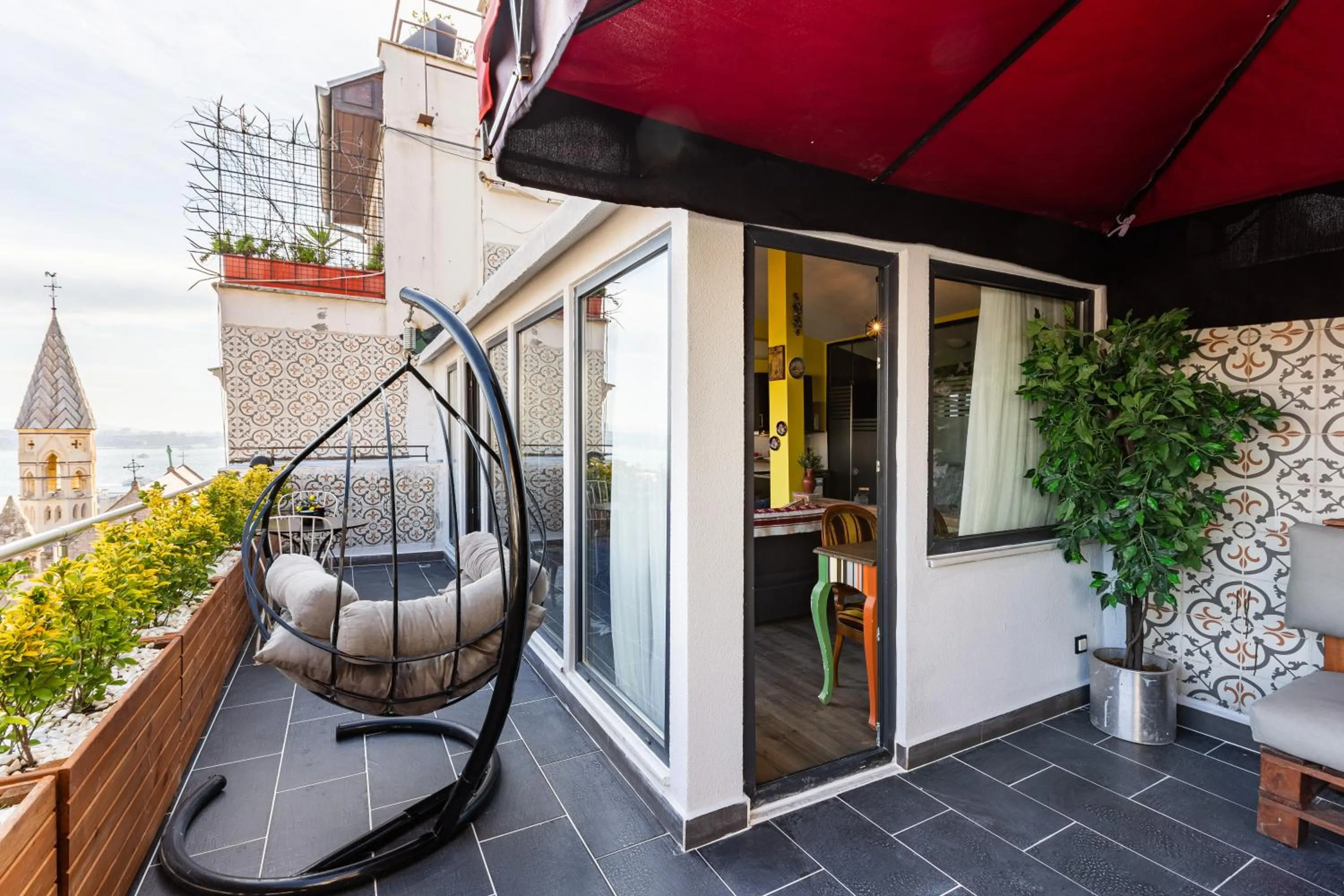 Balcony/Terrace in Ali Pasha Apartment