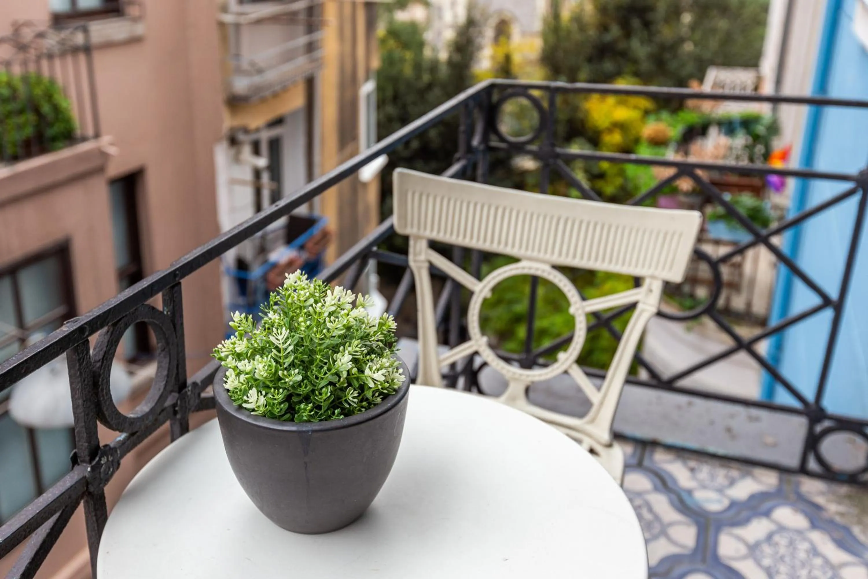 Balcony/Terrace in Ali Pasha Apartment