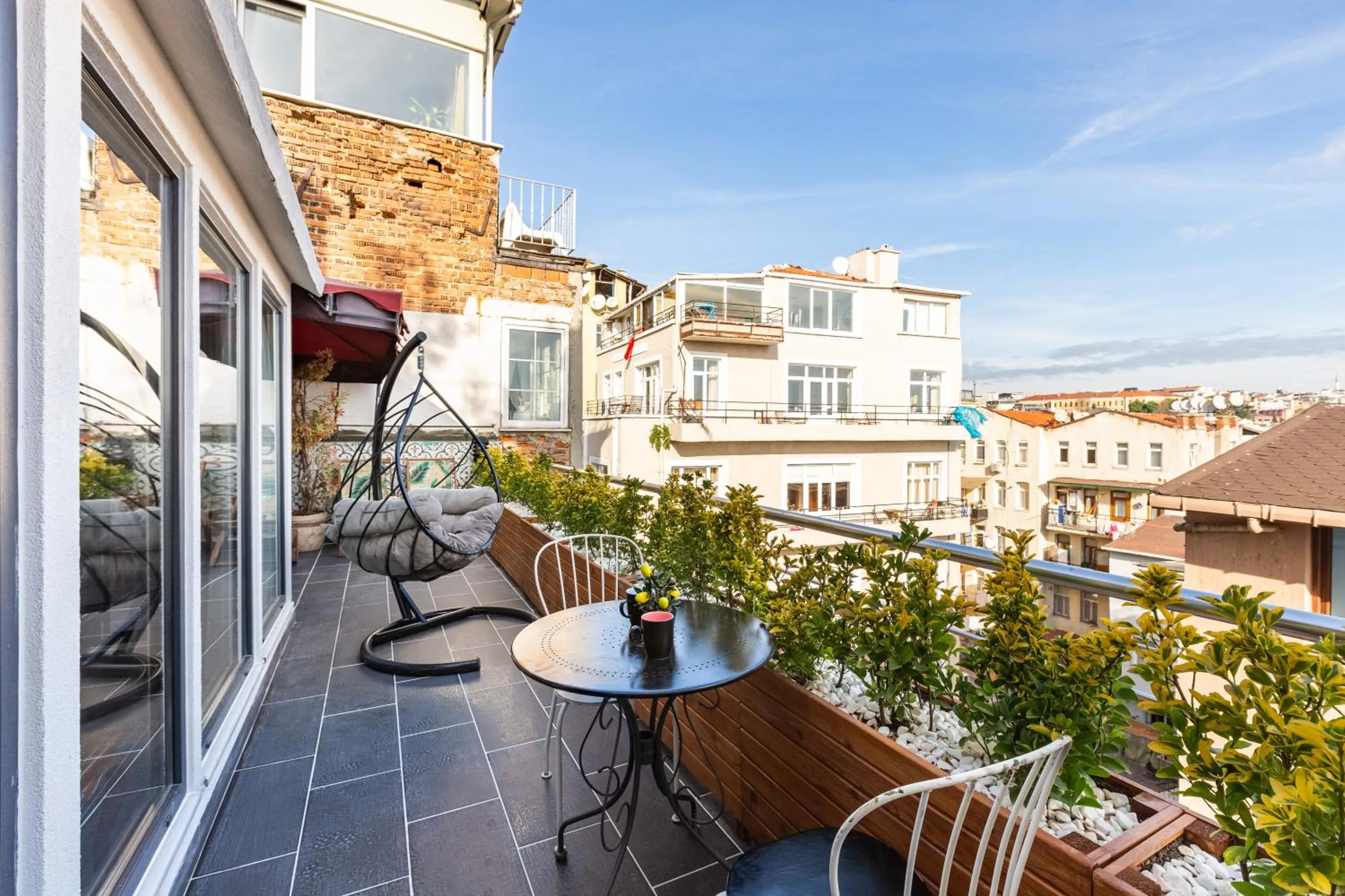 Balcony/Terrace in Ali Pasha Apartment