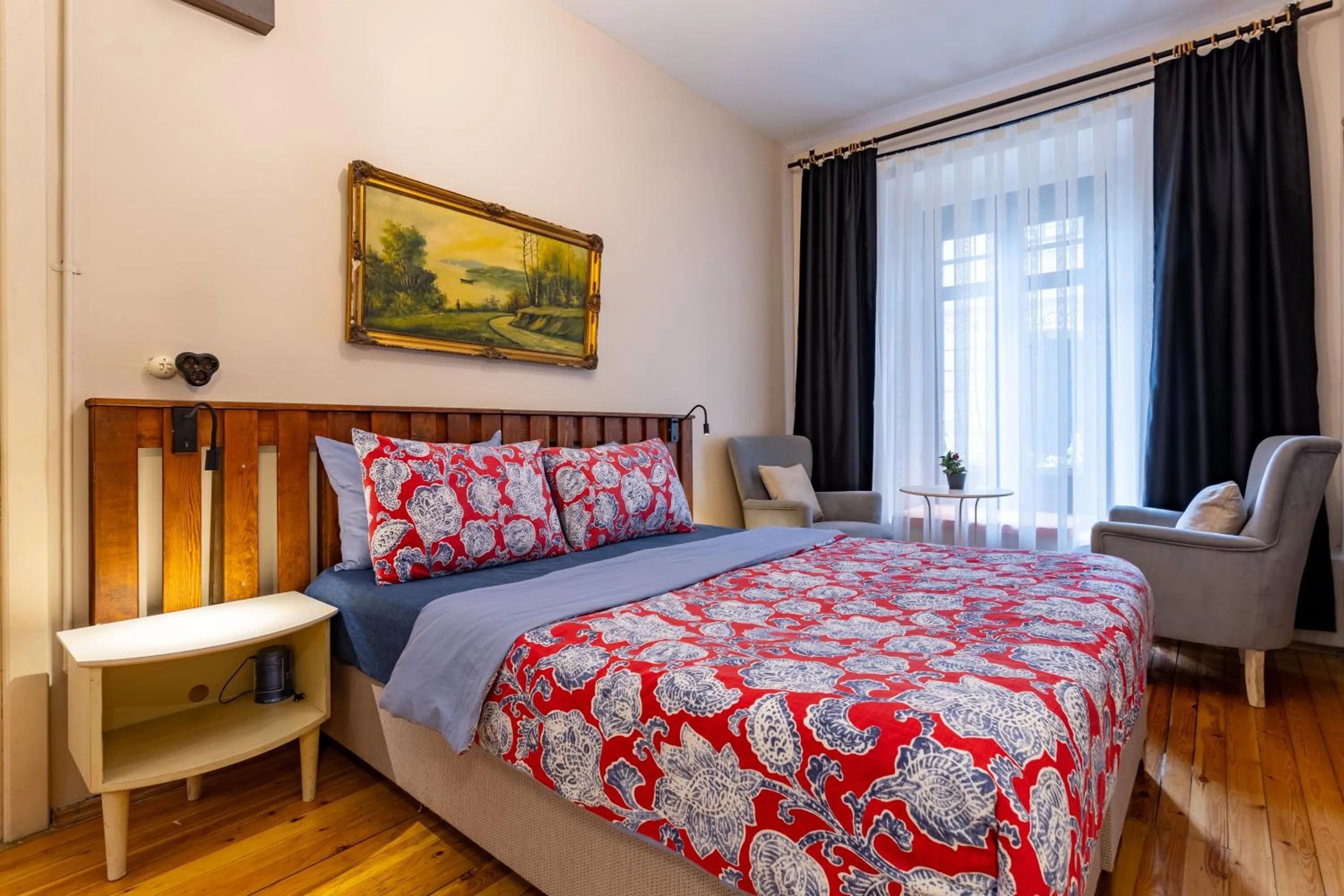 Bed in Ali Pasha Apartment