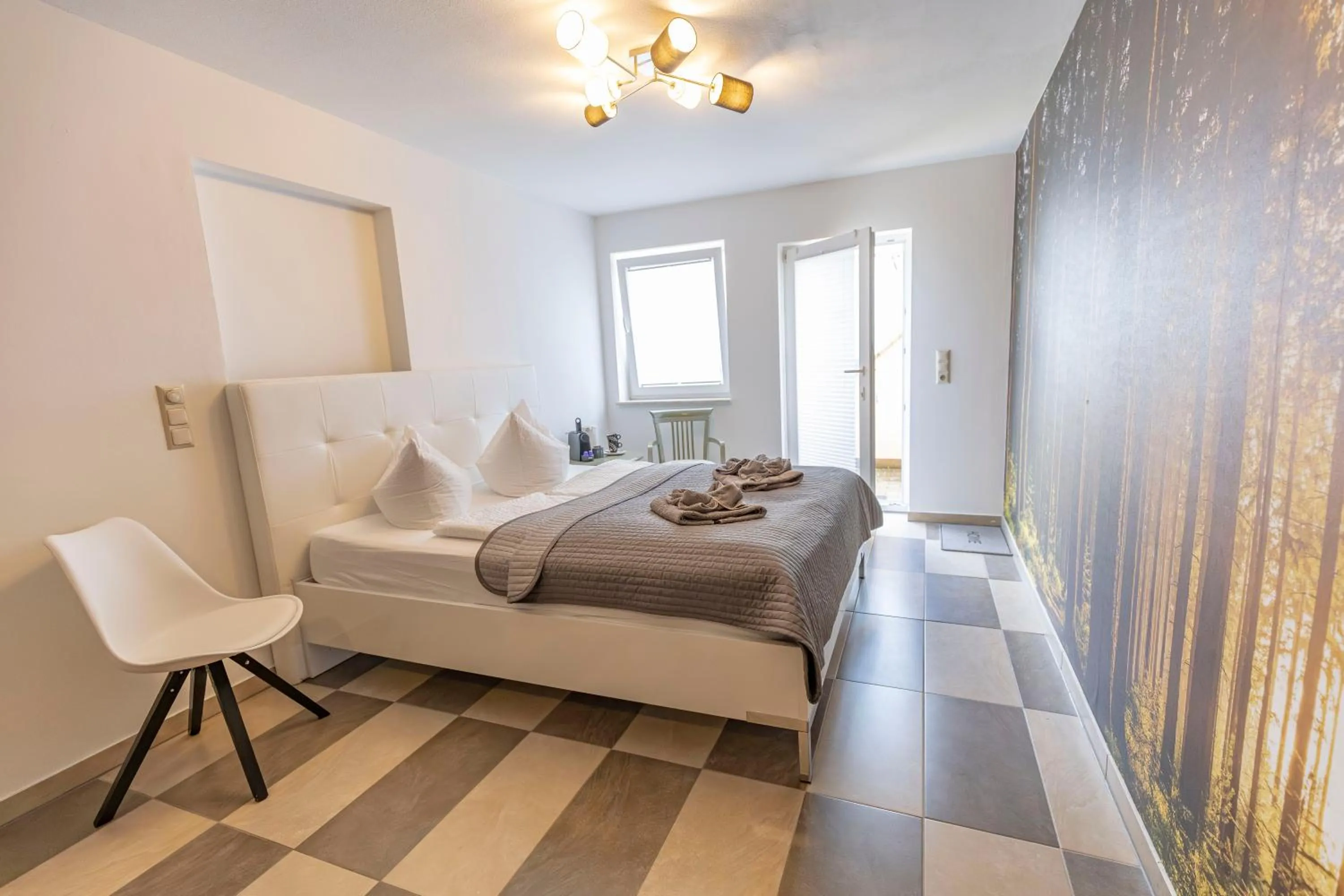 Bed in Pension Schlossidyll