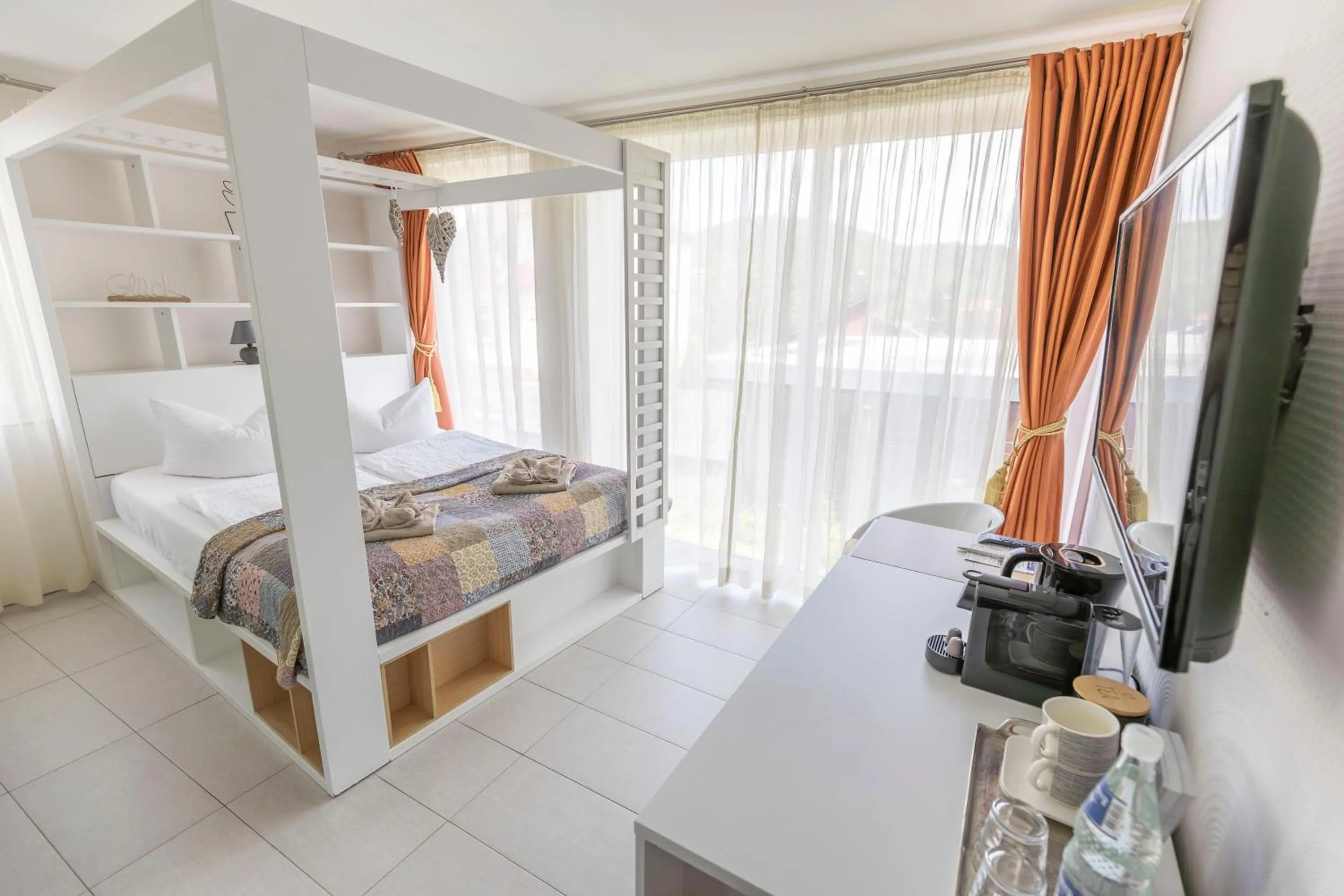 Bed in Pension Schlossidyll