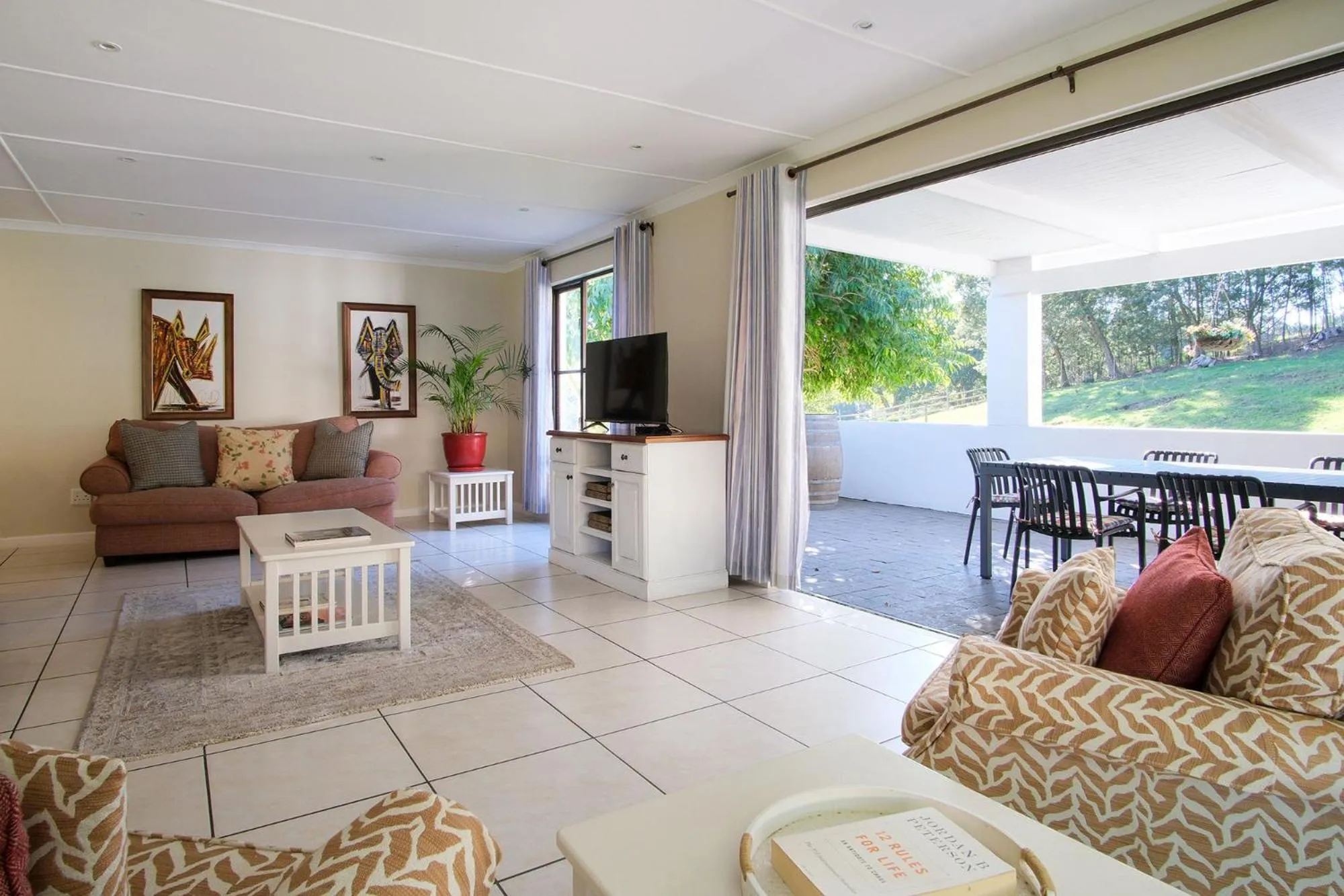 BBQ facilities in High Season Farm Luxury Cottages