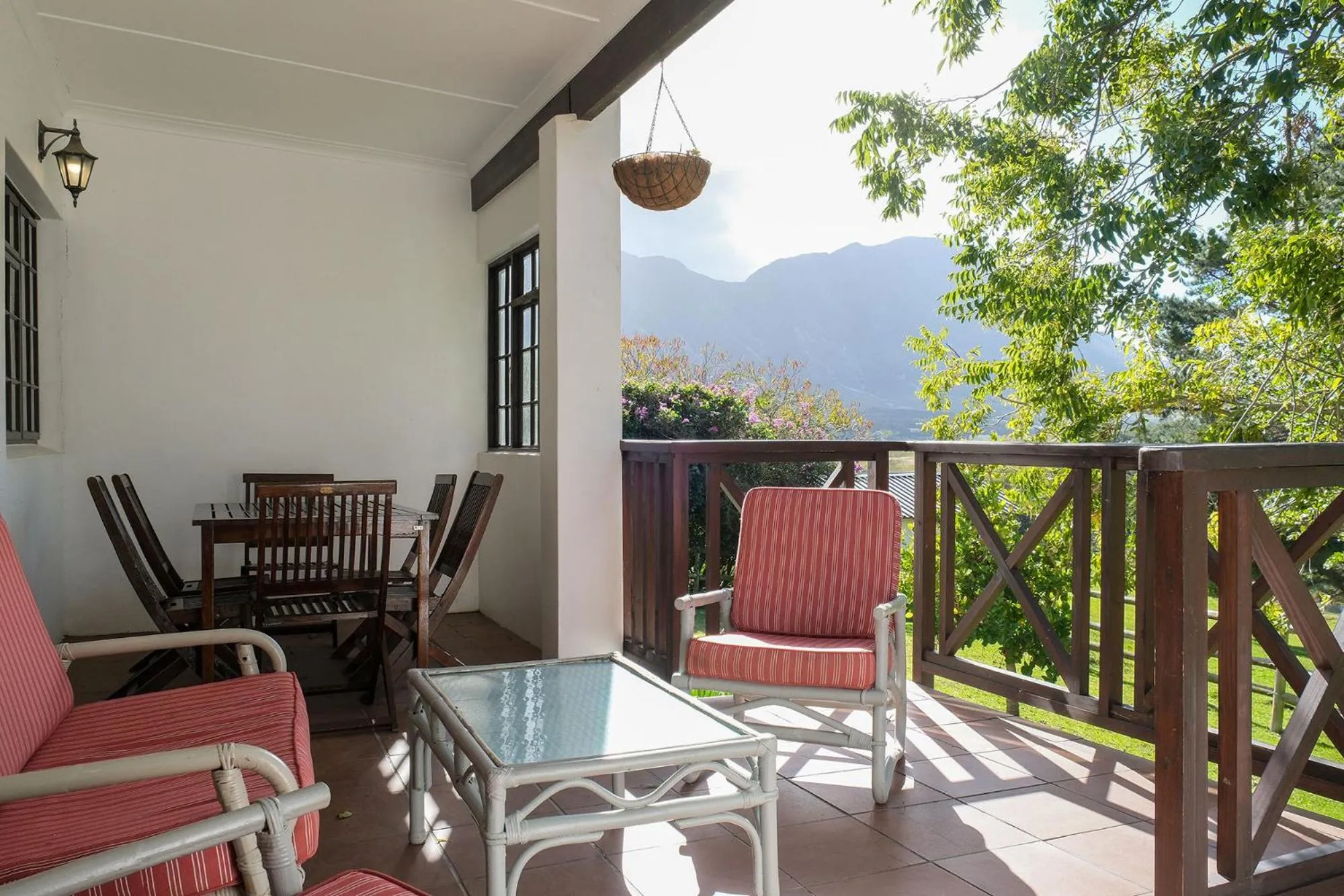 Patio in High Season Farm Luxury Cottages