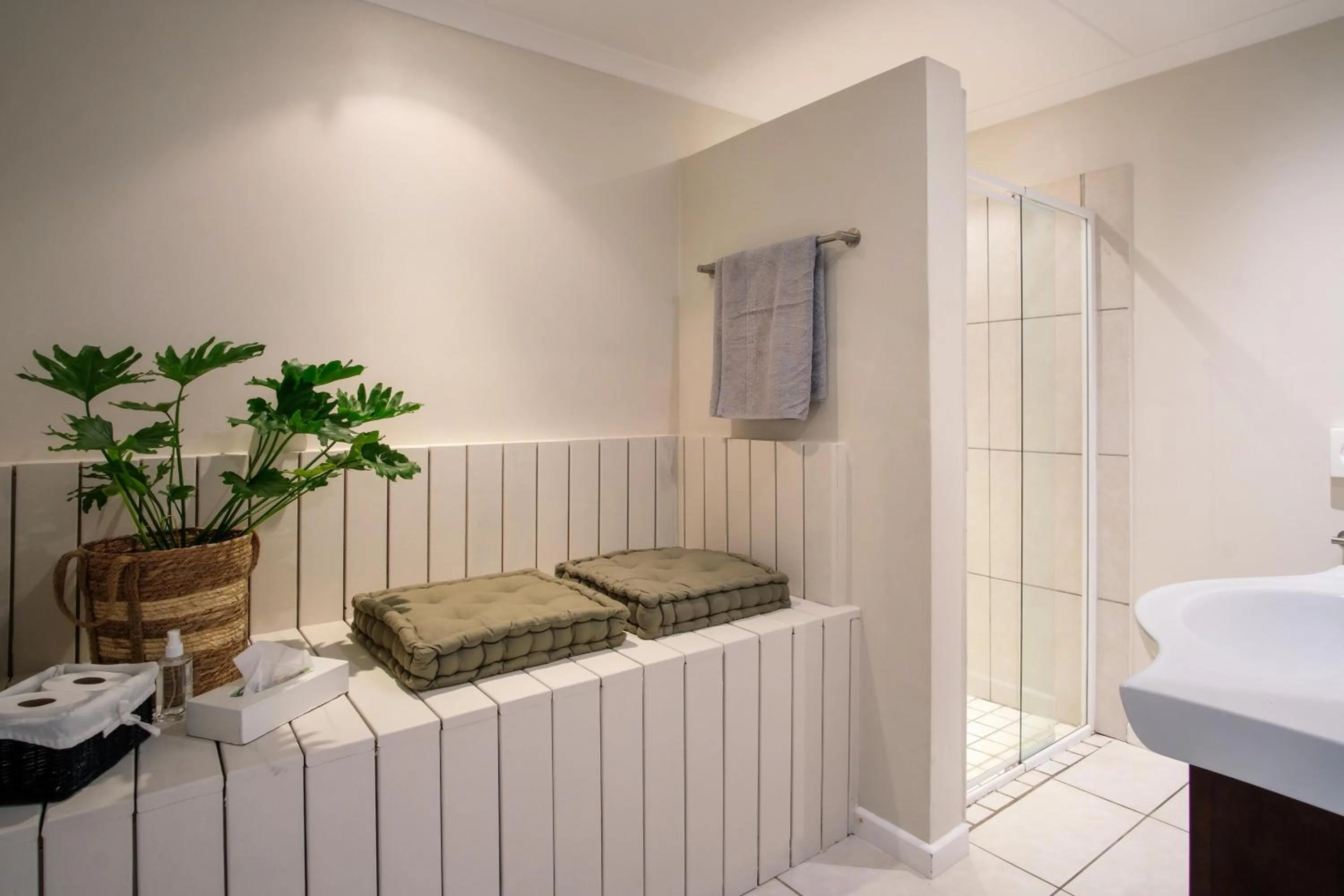 Shower in High Season Farm Luxury Cottages