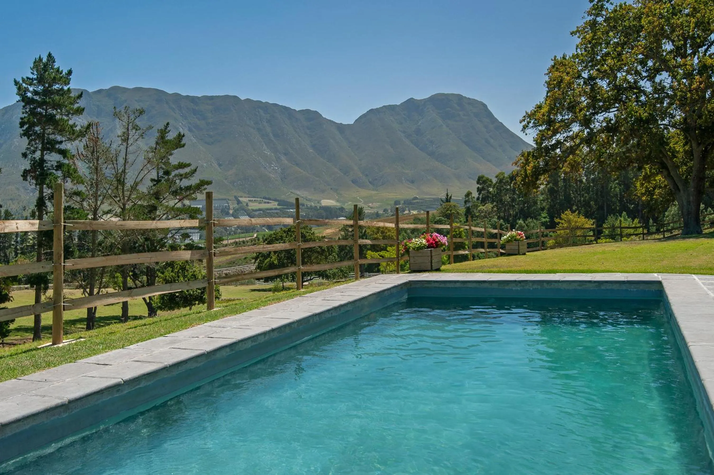 Mountain view in High Season Farm Luxury Cottages