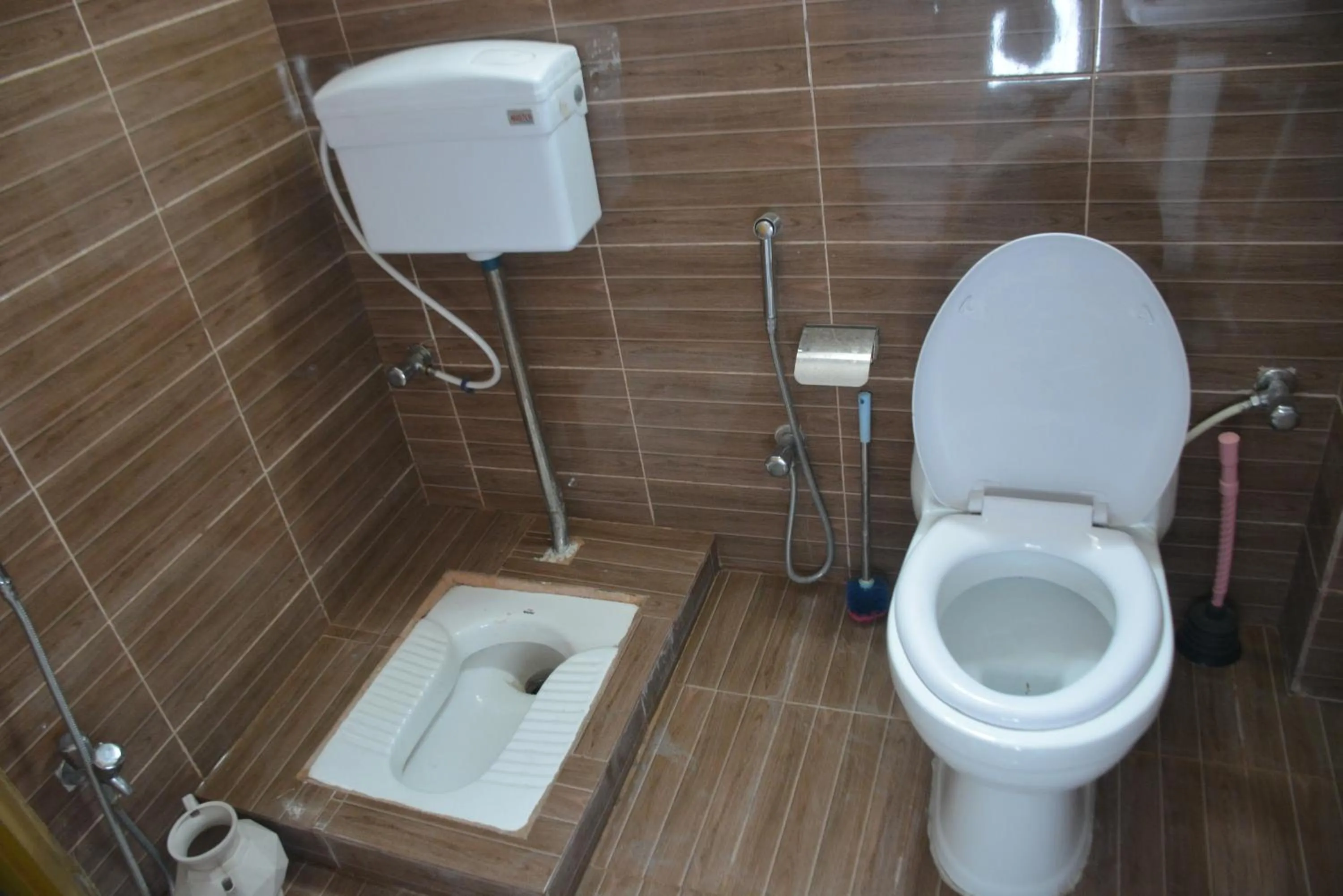 Toilet in PC Green Hotel, Mahandri, Kaghan