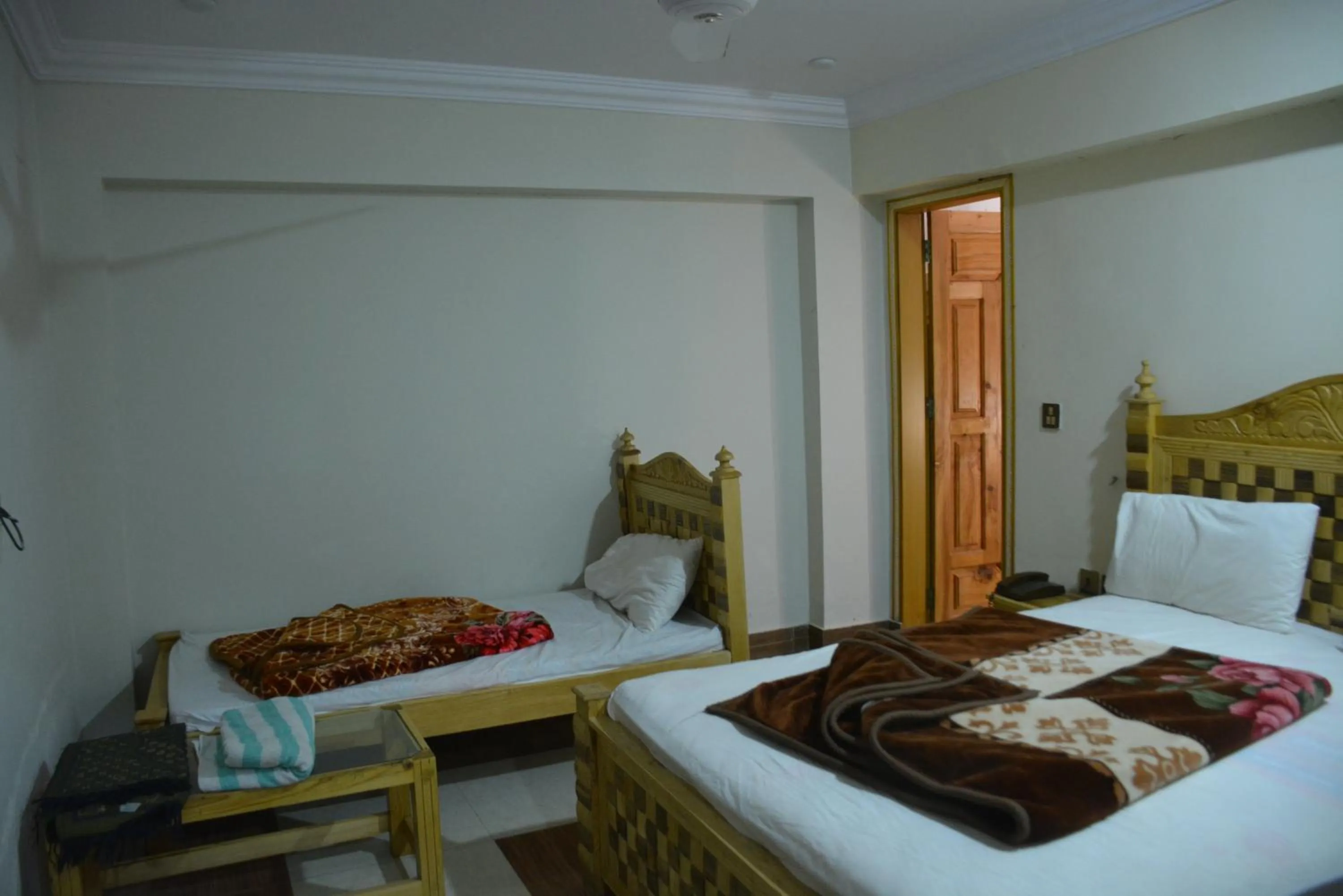 Bed in PC Green Hotel, Mahandri, Kaghan