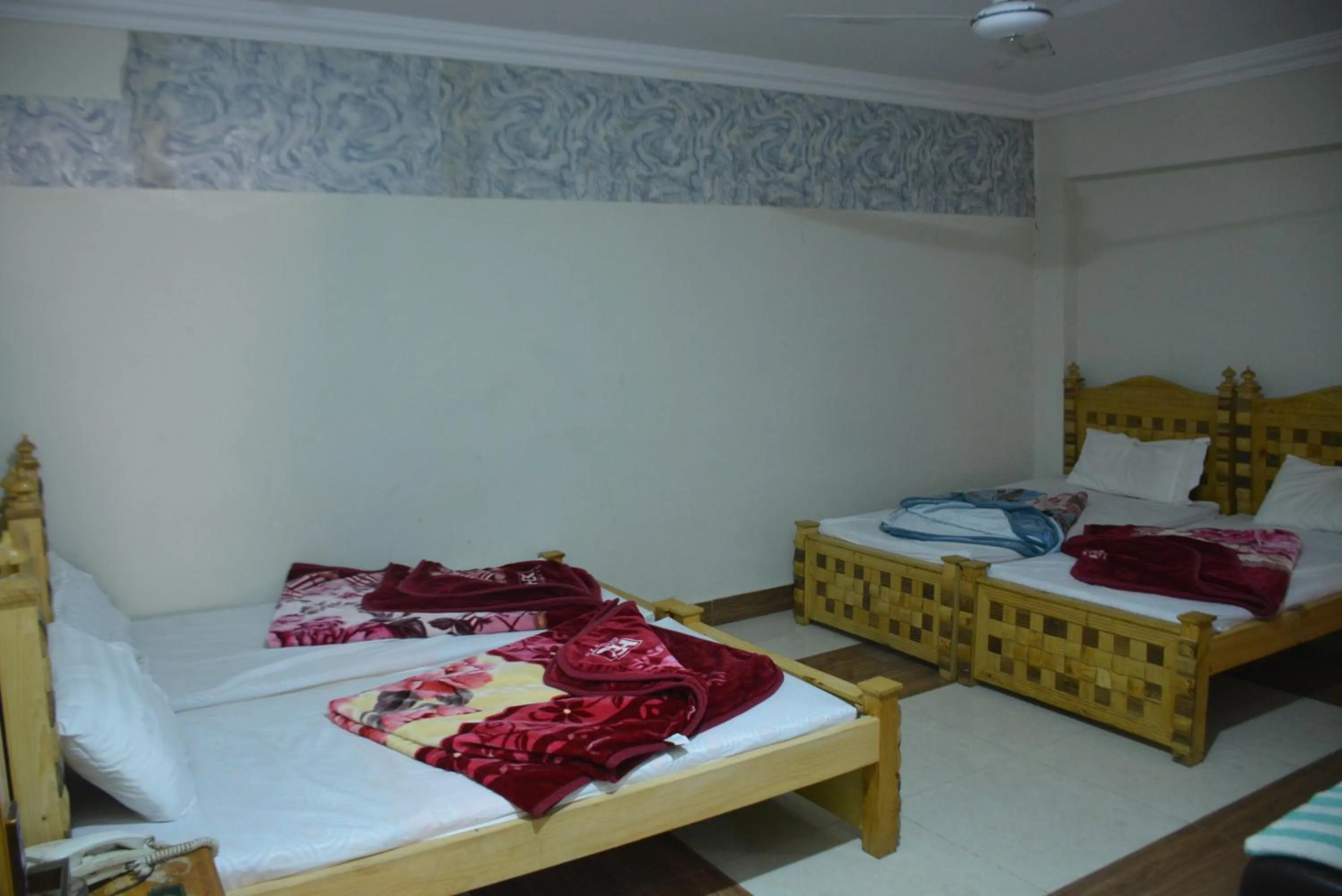 Bed in PC Green Hotel, Mahandri, Kaghan