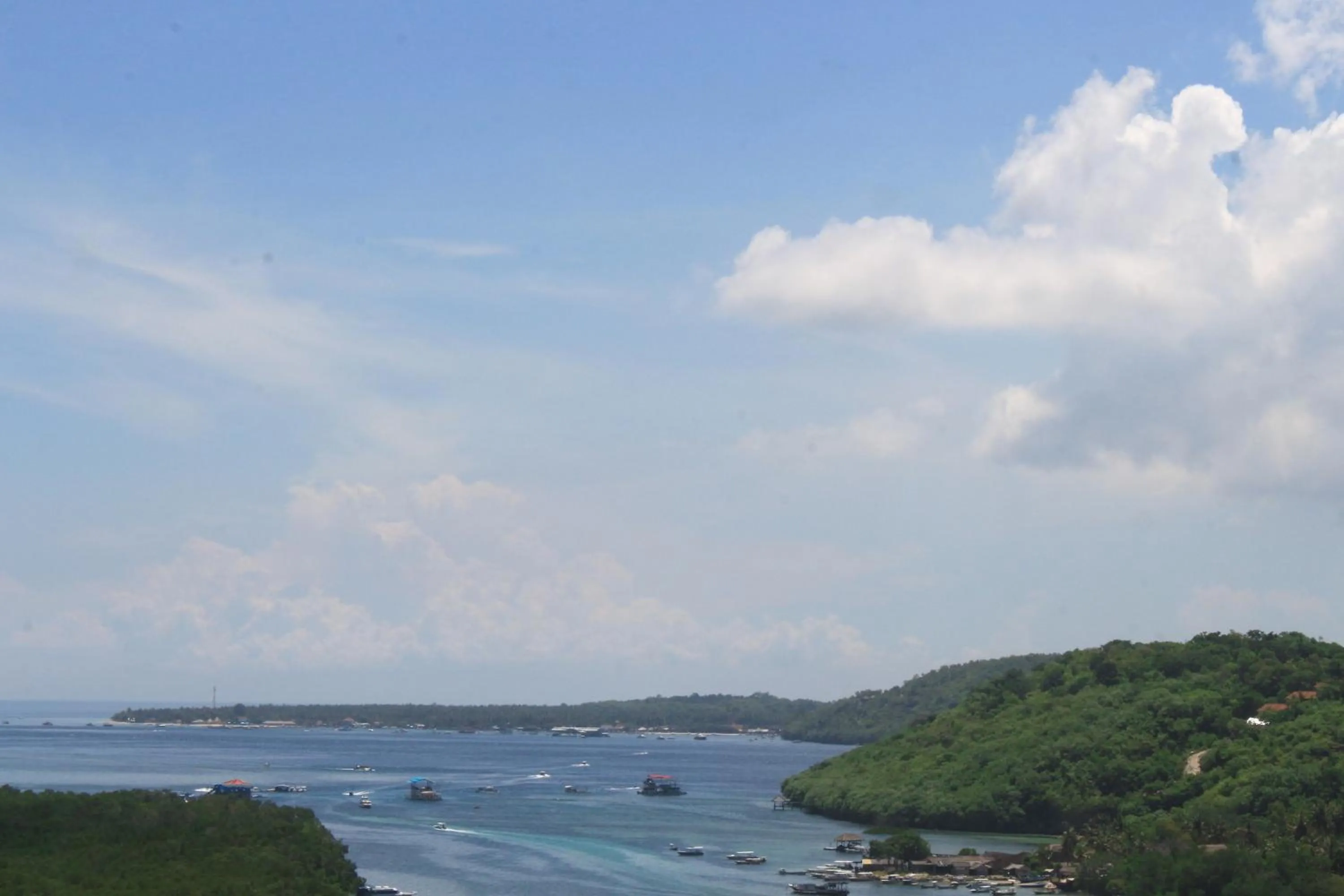 Sea view in Sunrise Ocean Hut's Lembongan