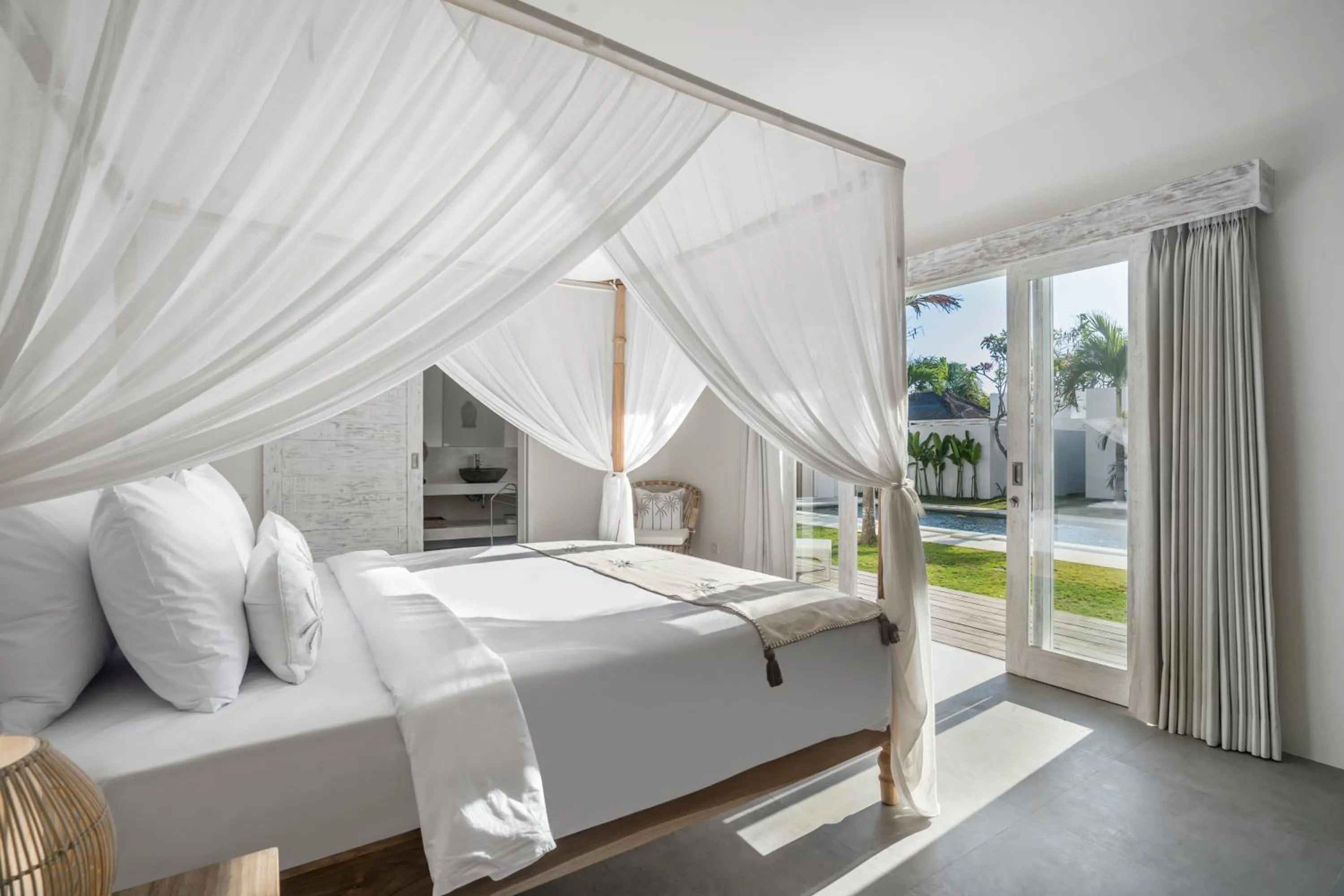 Bed in Villa Surga Julie by Alfred in Bali