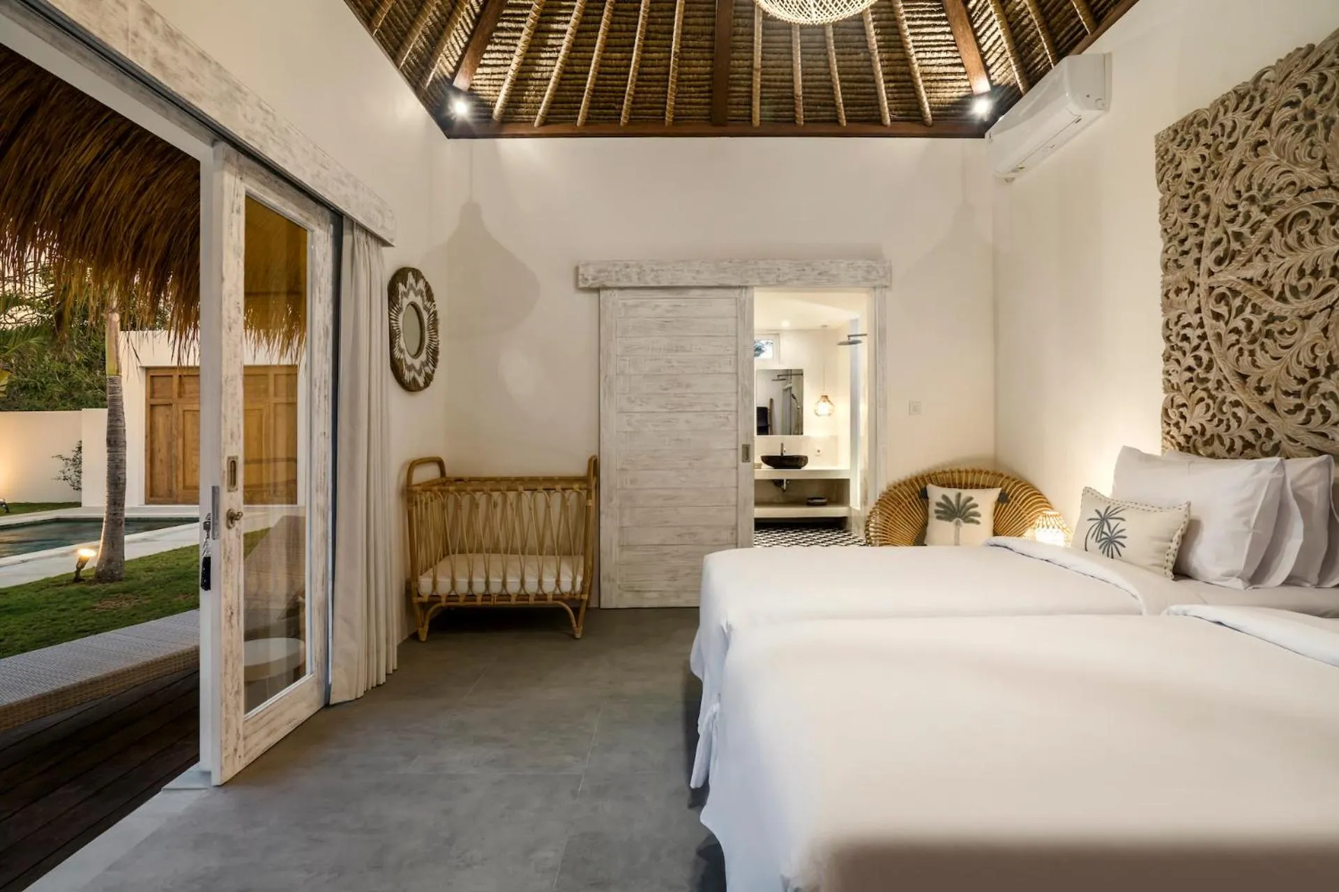 Bed in Villa Surga Julie by Alfred in Bali