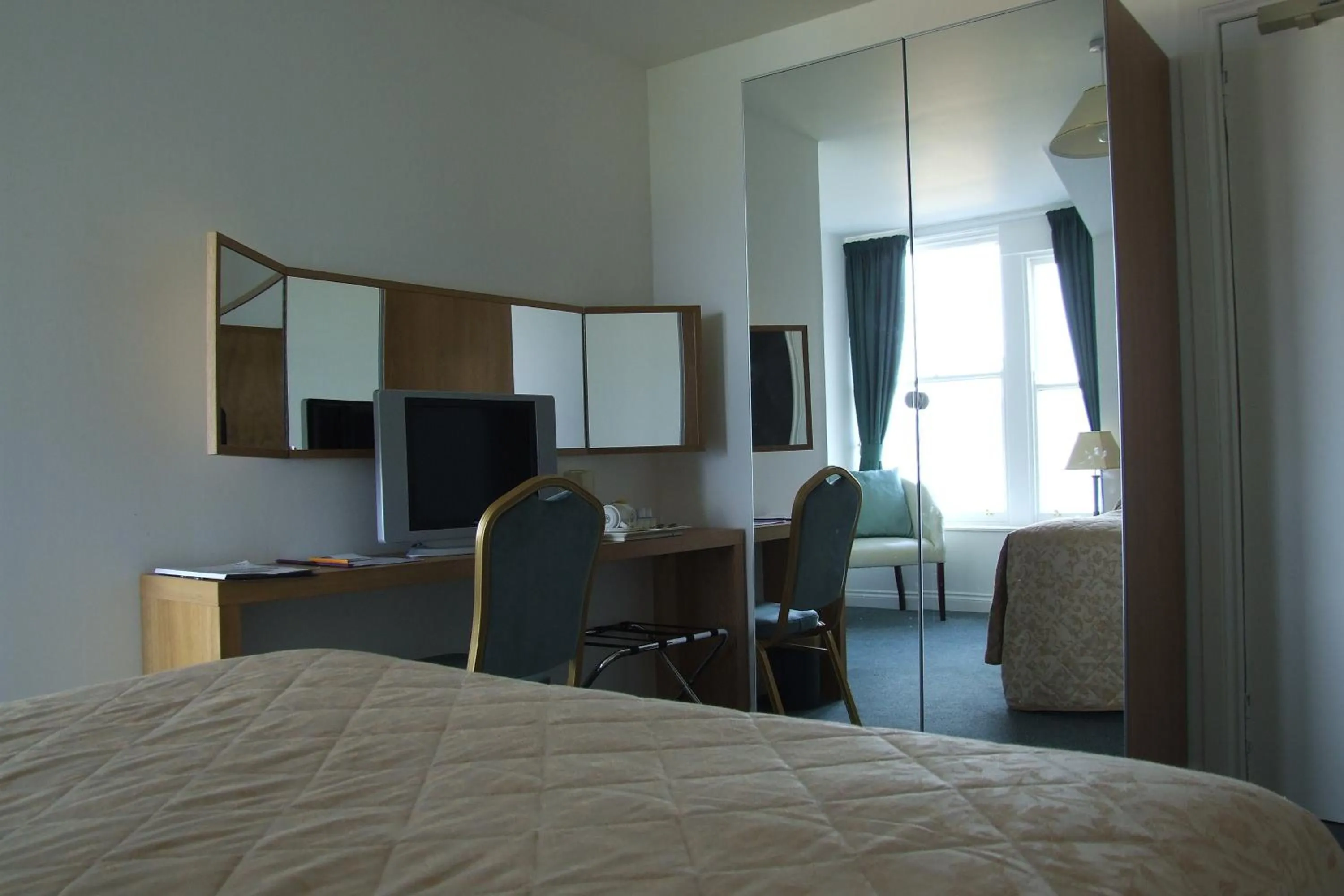 Decorative detail, Bed in The Victoria Hotel