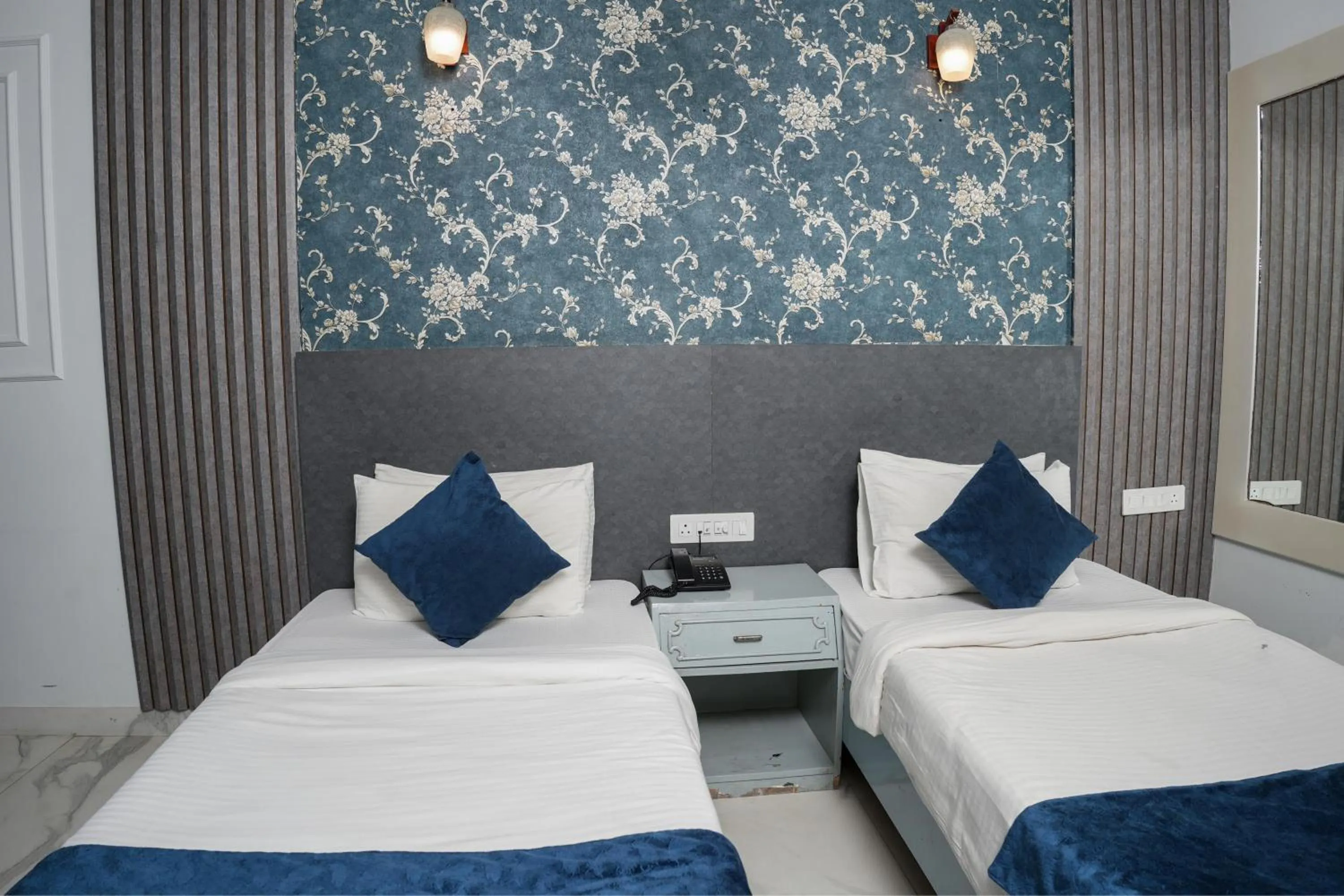 Bed in The Shanti A Boutique Hotel