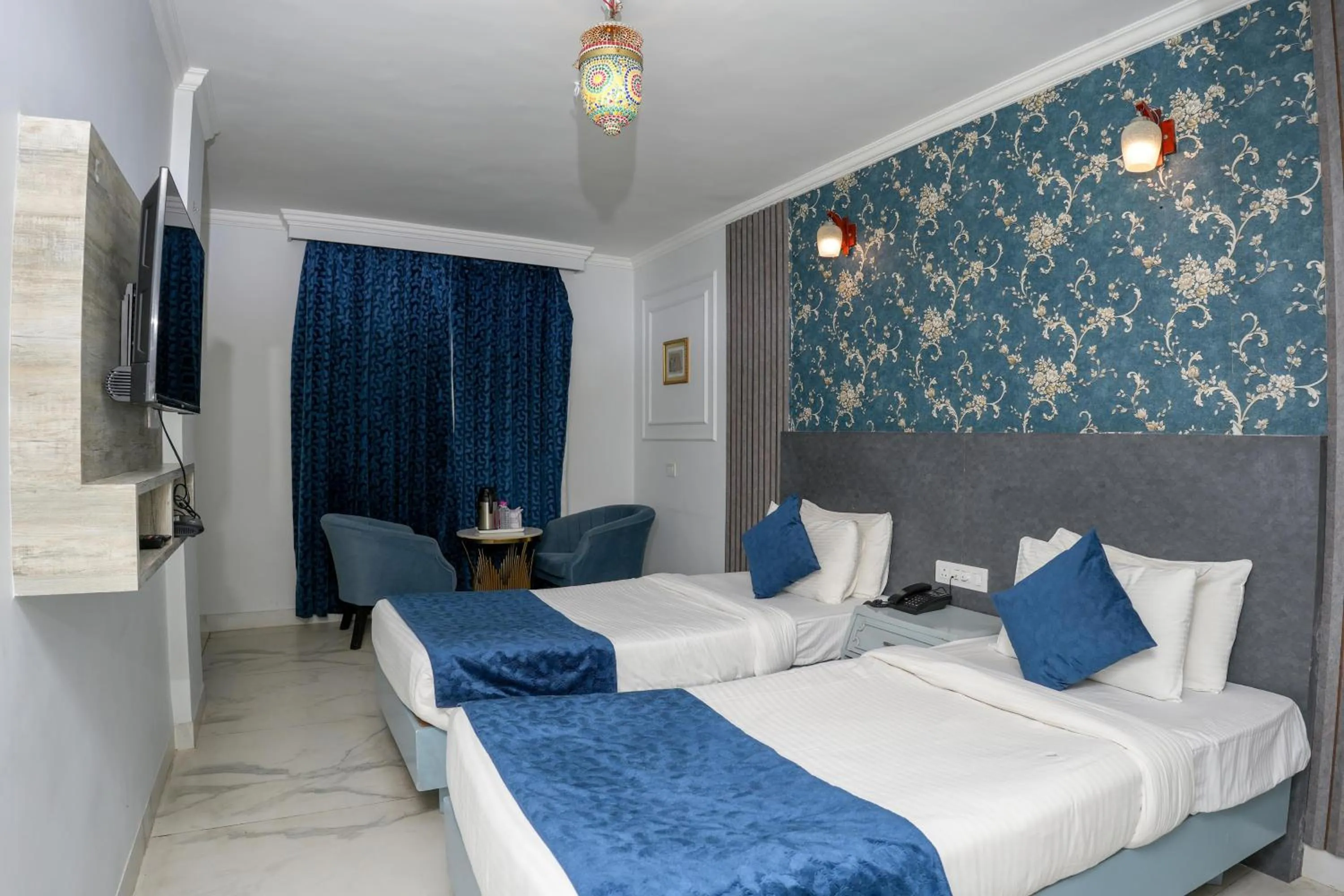 Bed in The Shanti A Boutique Hotel