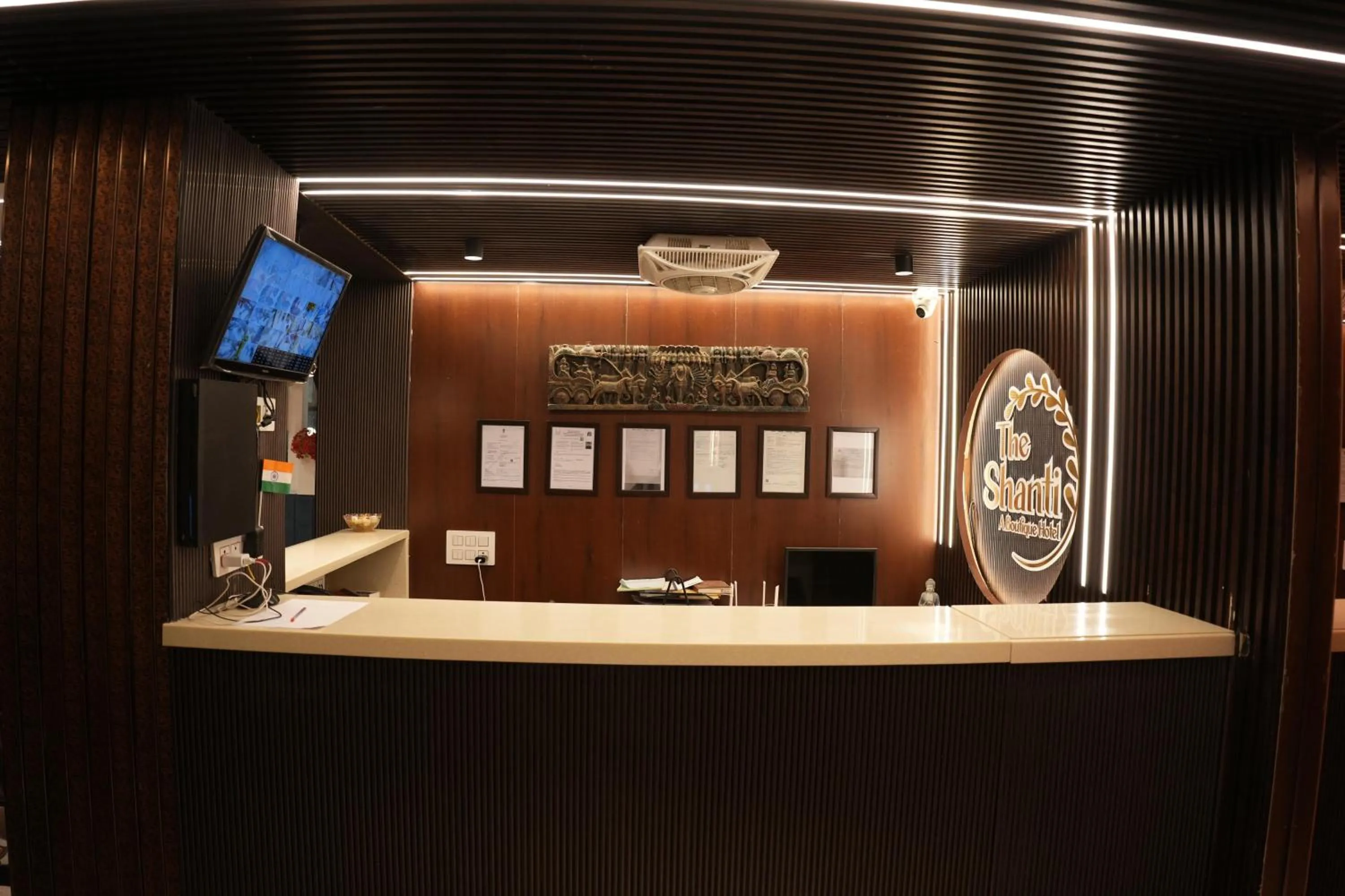 Lobby or reception in The Shanti A Boutique Hotel