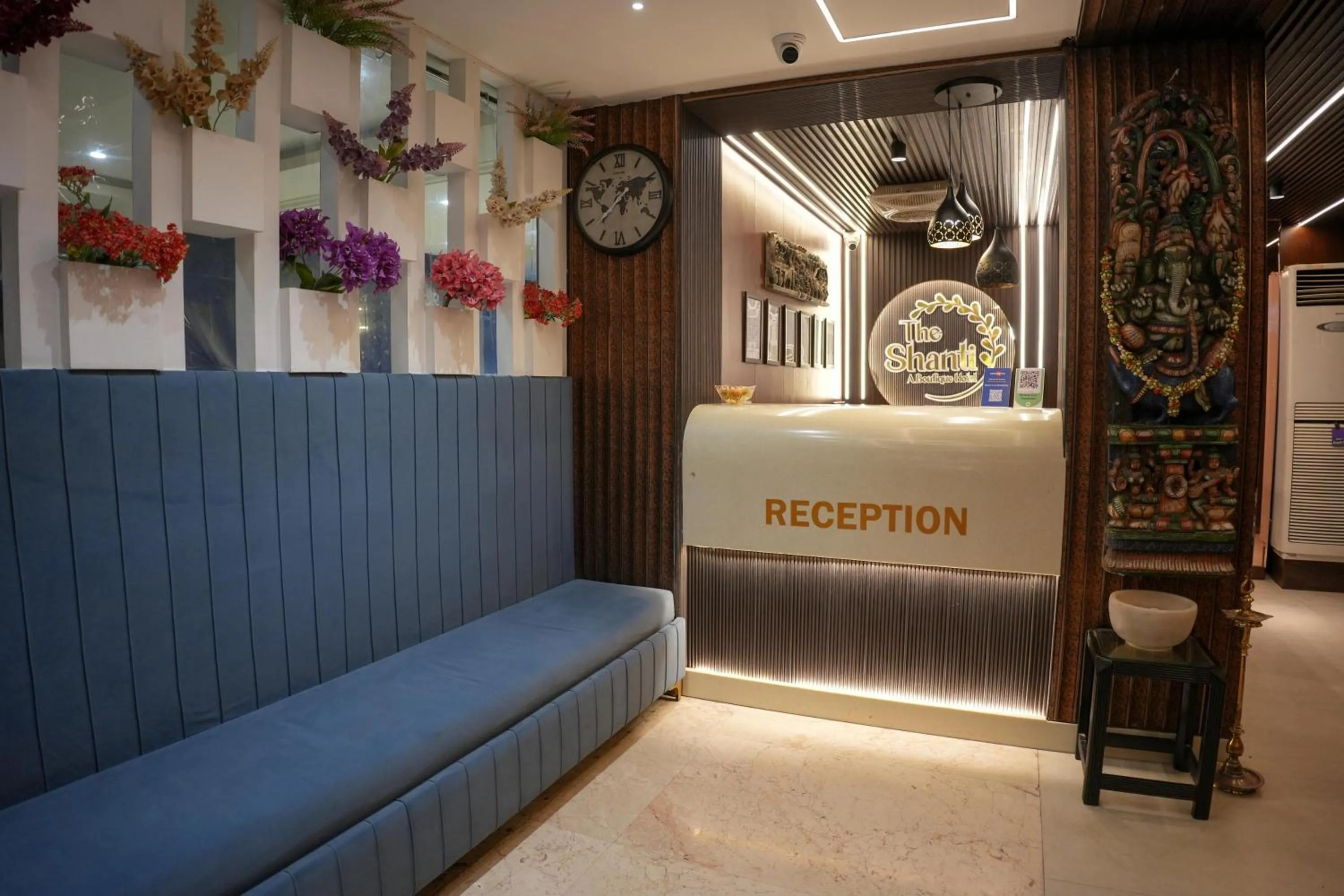 Lobby or reception in The Shanti A Boutique Hotel