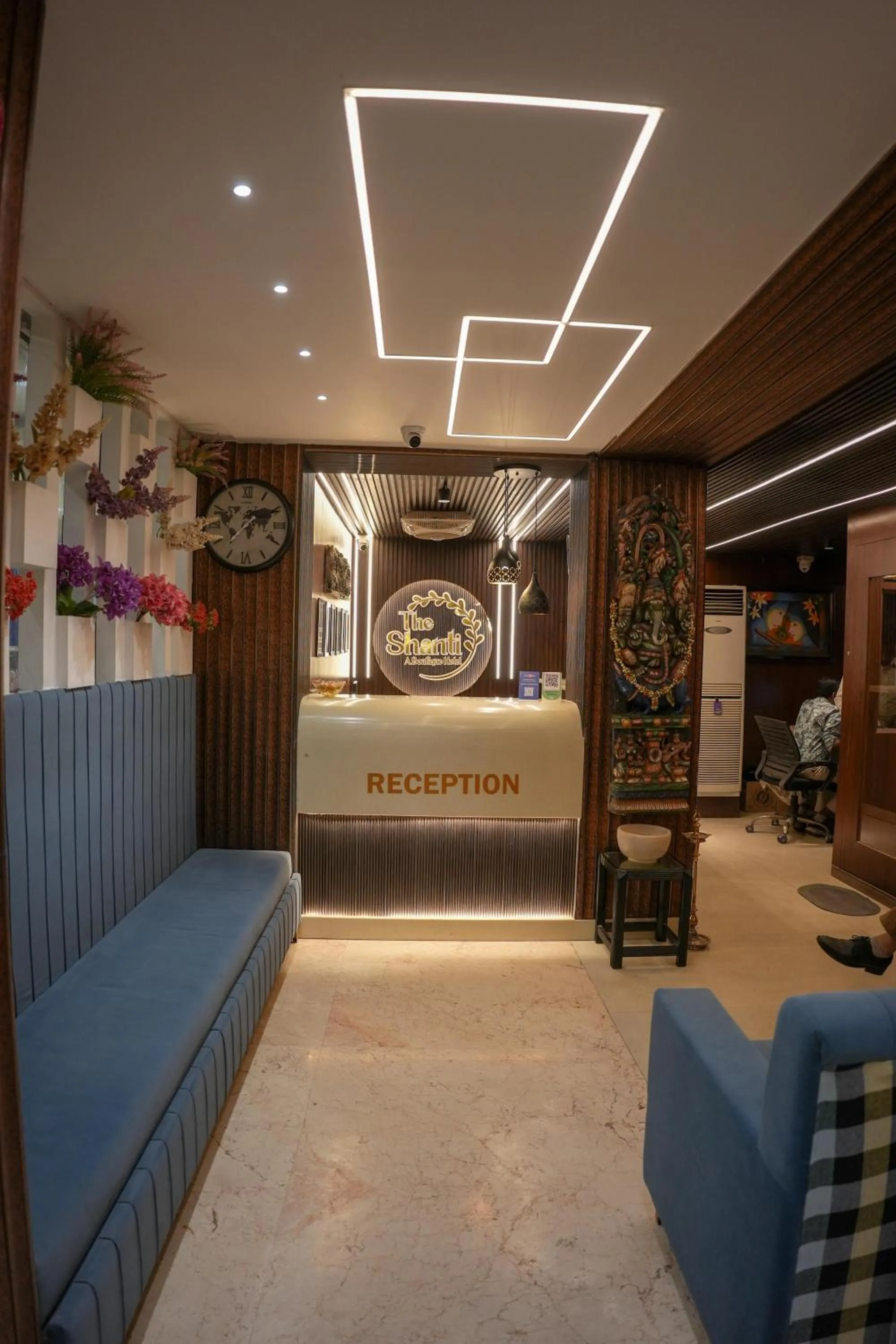 Lobby or reception in The Shanti A Boutique Hotel