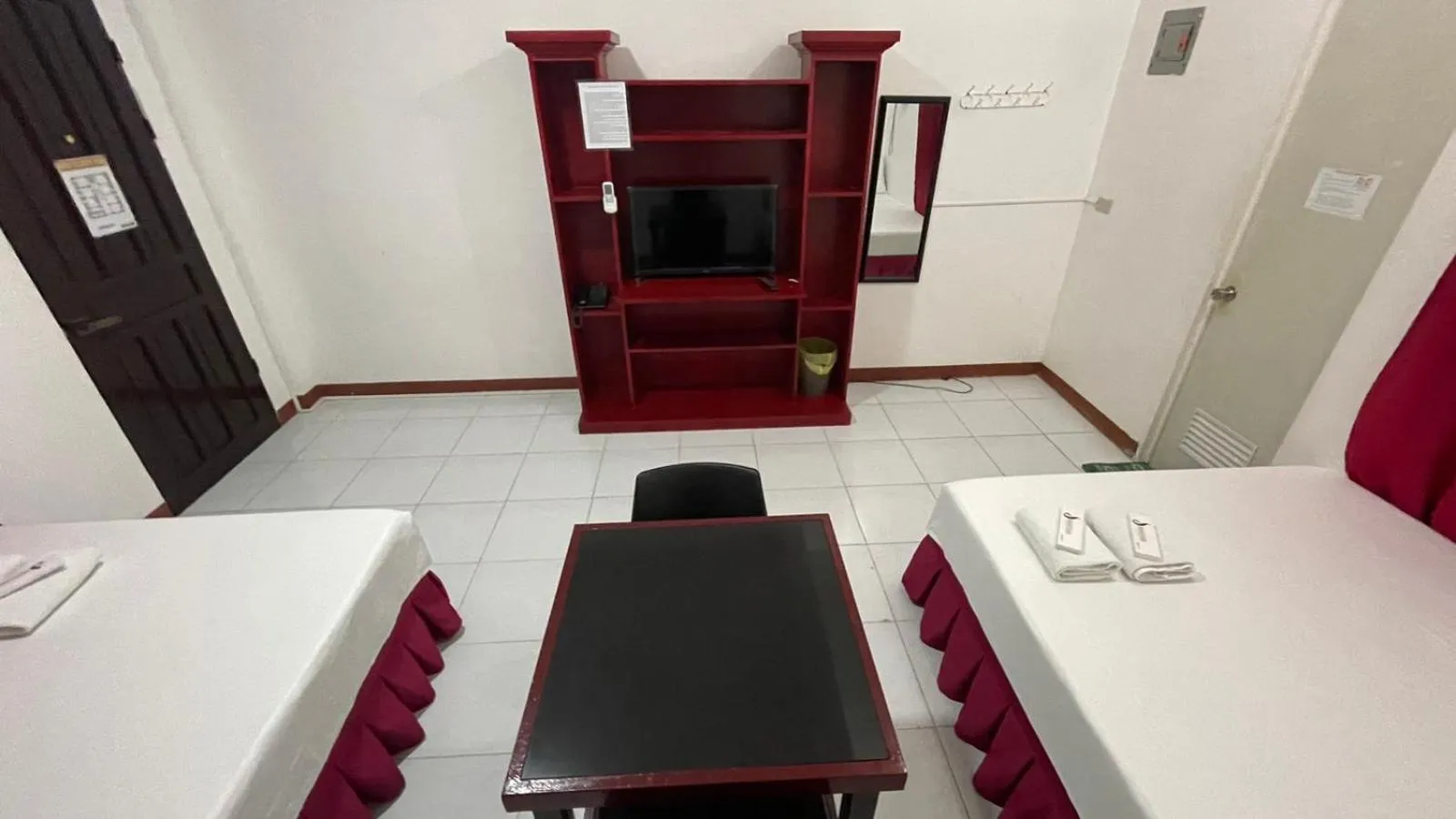 TV and multimedia in DESTINY'S PLACE HOTEL - STAY COOL THIS SUMMER! COLD ROOMS!! CHEAPEST RATE! NEAR ROBINSONs XENTRO MALL!!