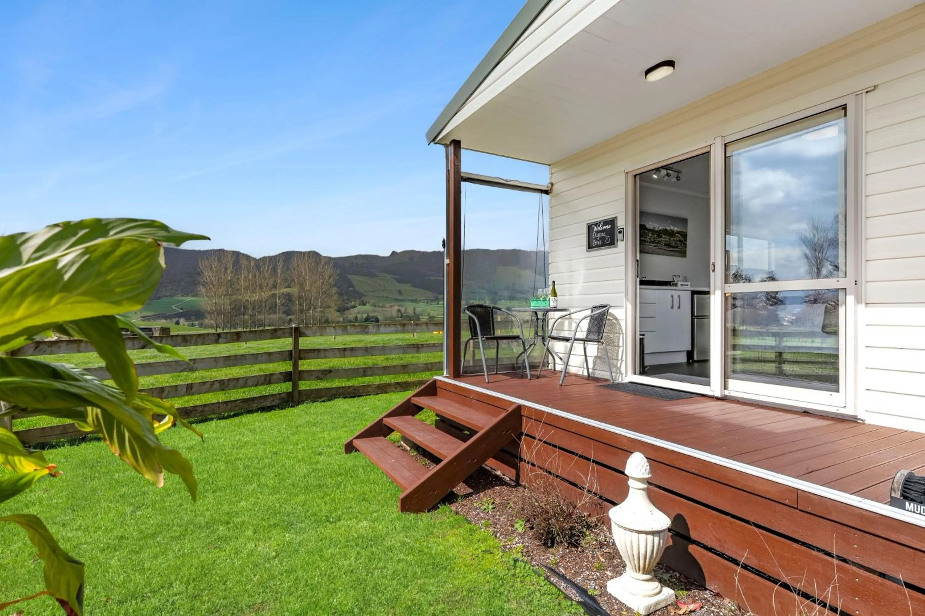 Patio in Matamata Lodge