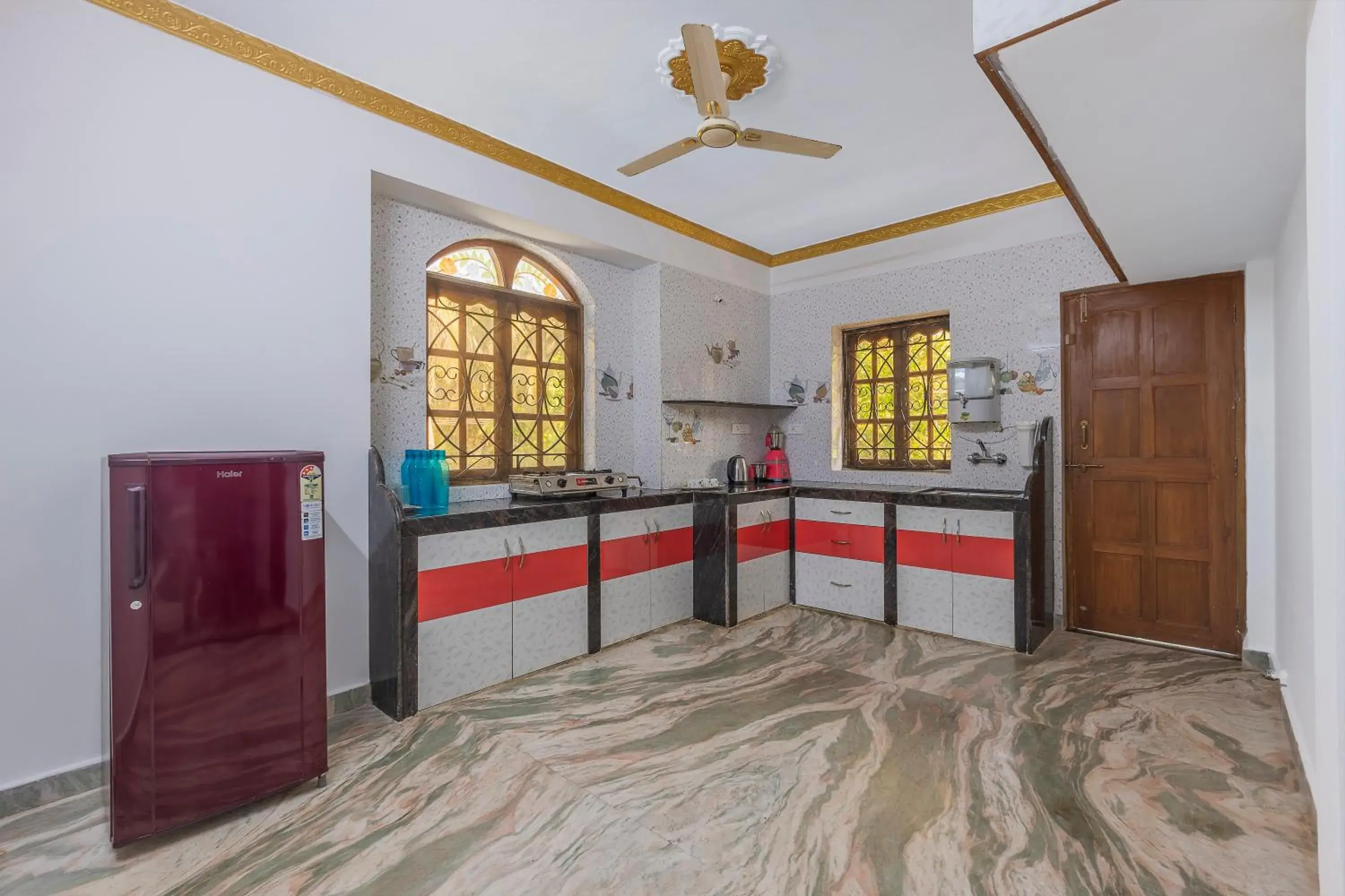Kitchen or kitchenette, Bed in The Sequeira Goa Kitchen or kitchenette, Bed in The Sequeira Goa