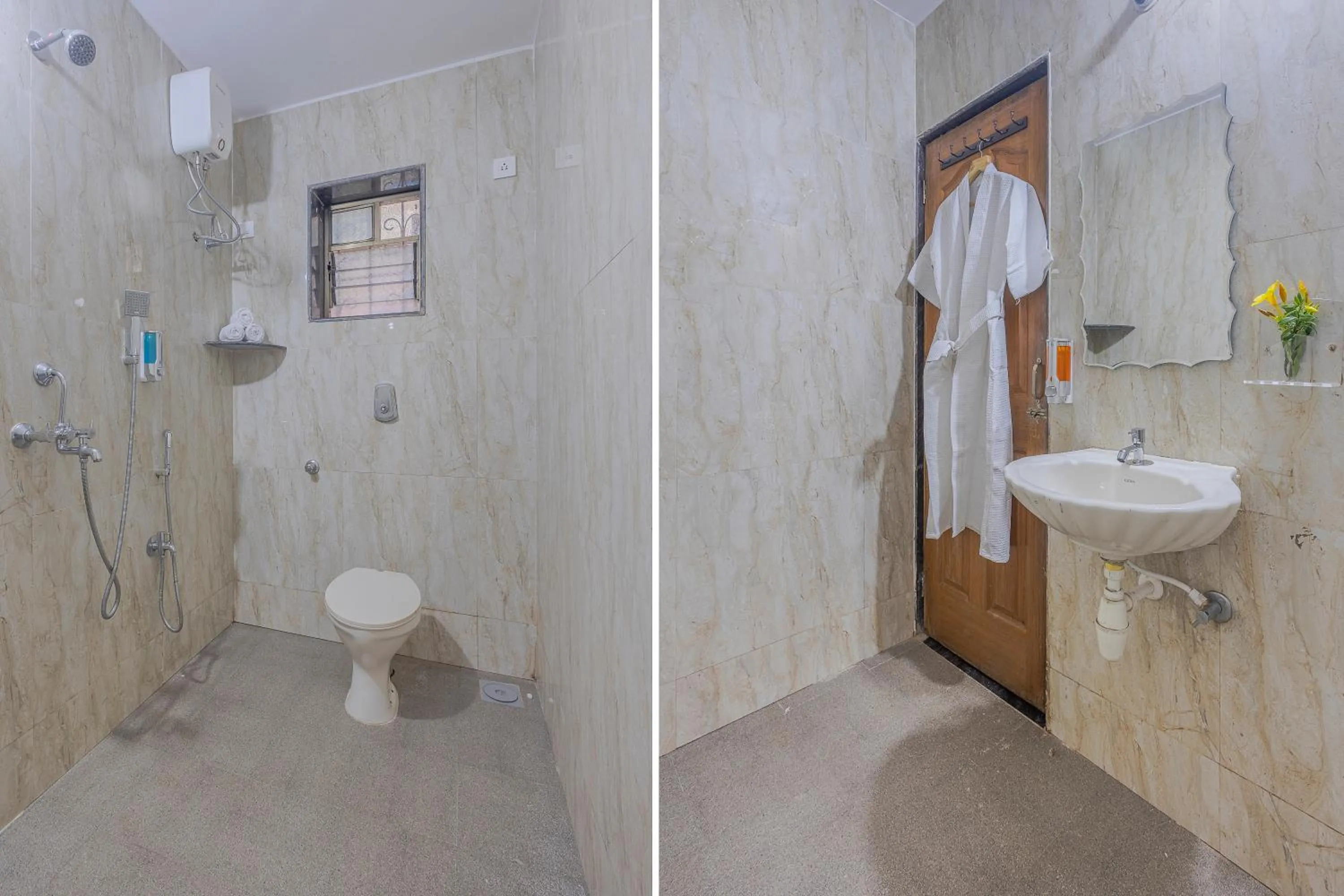 Shower in The Sequeira Goa