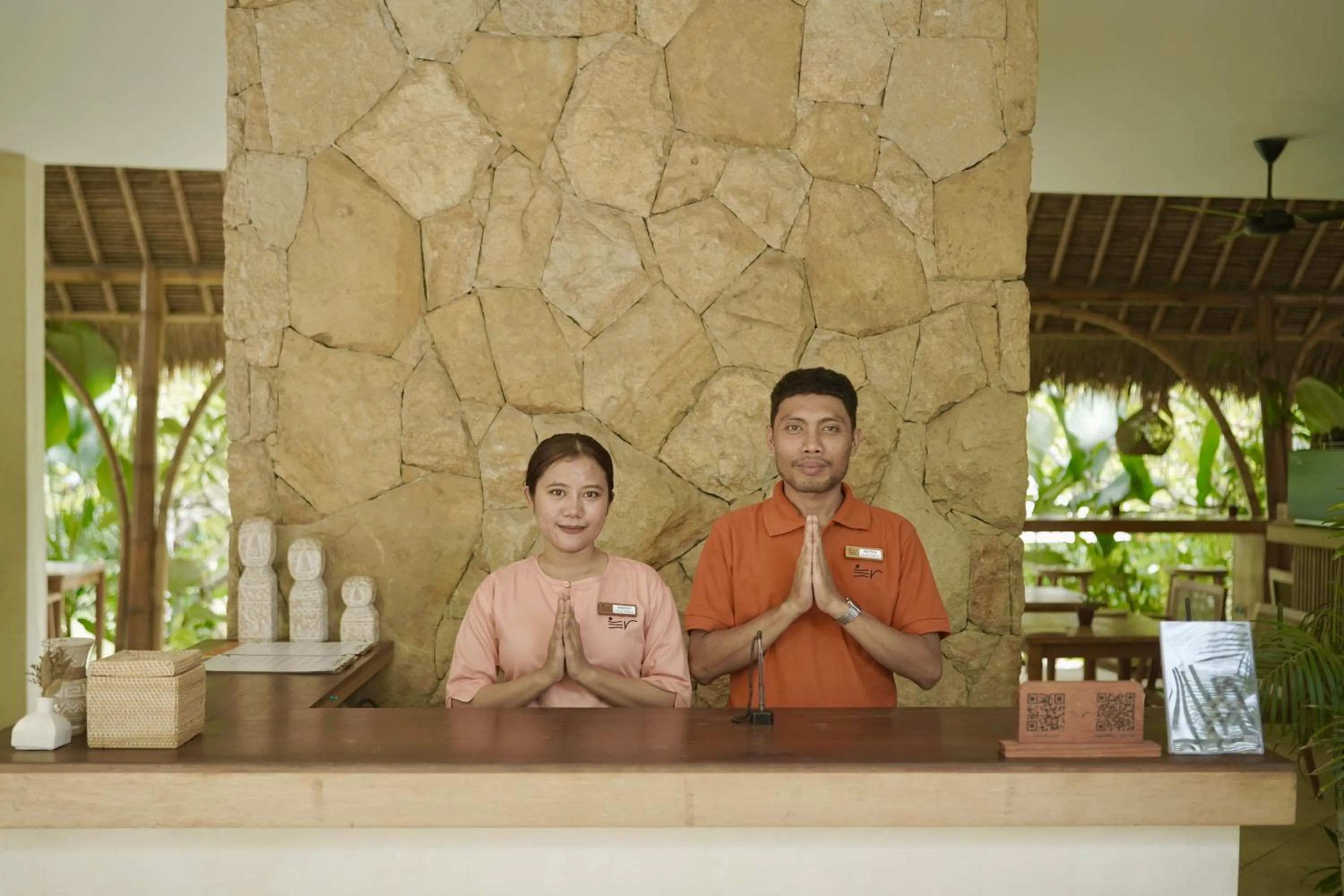 Staff in Reset Lombok Hotel