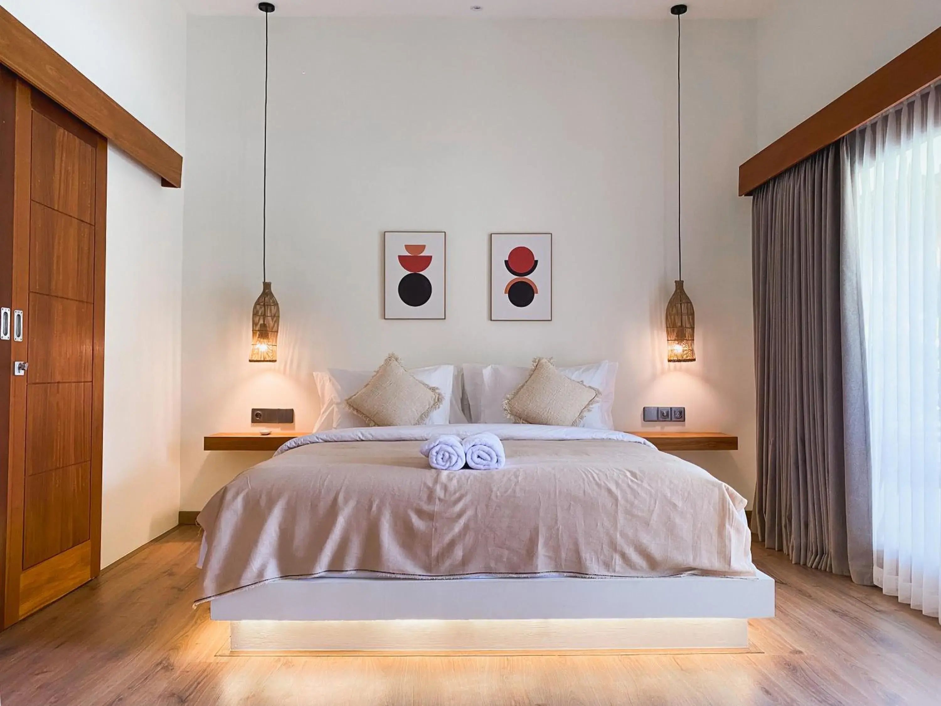 Bed in Reset Lombok Hotel Bed in Reset Lombok Hotel