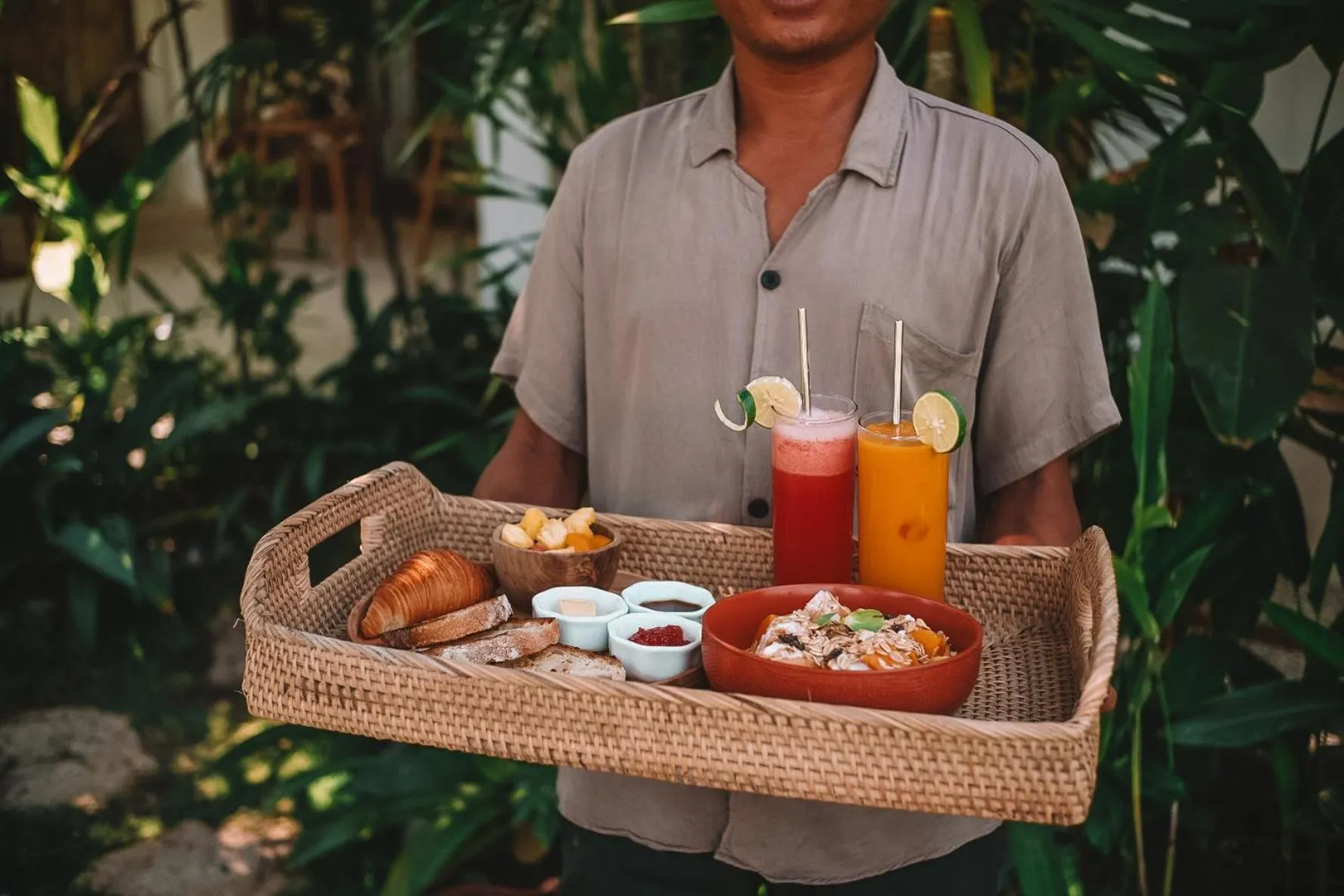 Breakfast in Reset Lombok Hotel