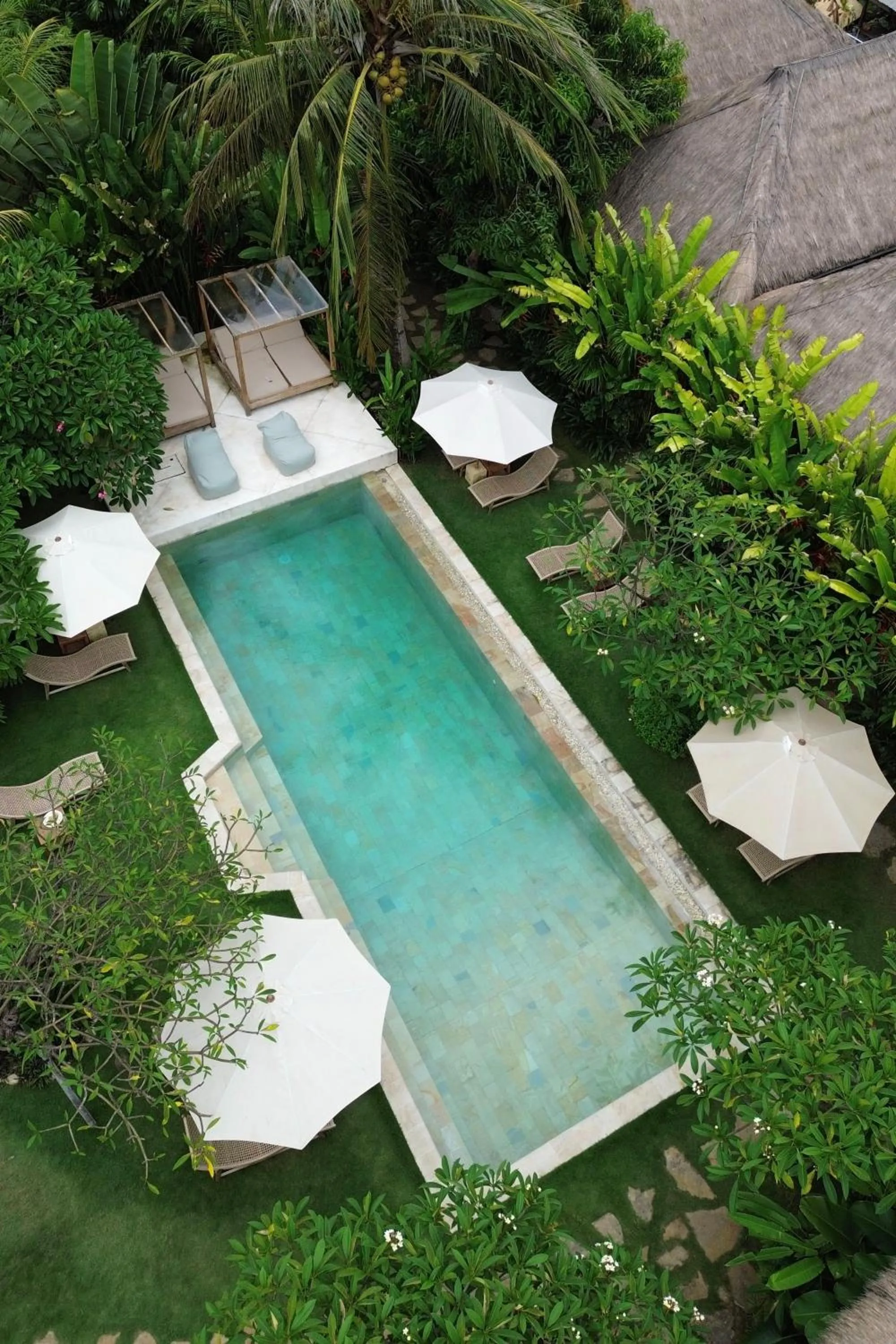 Garden view in Reset Lombok Hotel