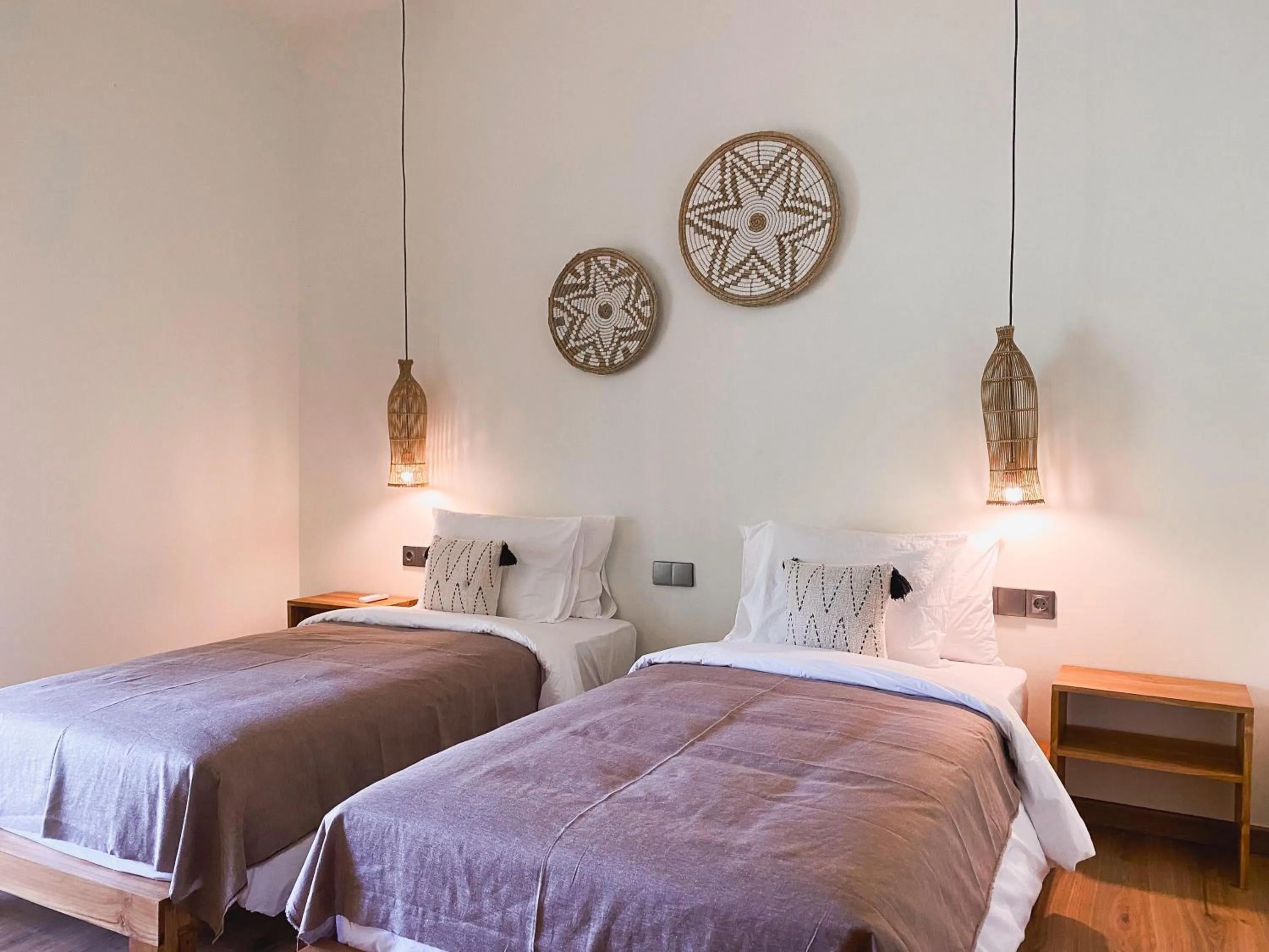 Bed in Reset Lombok Hotel