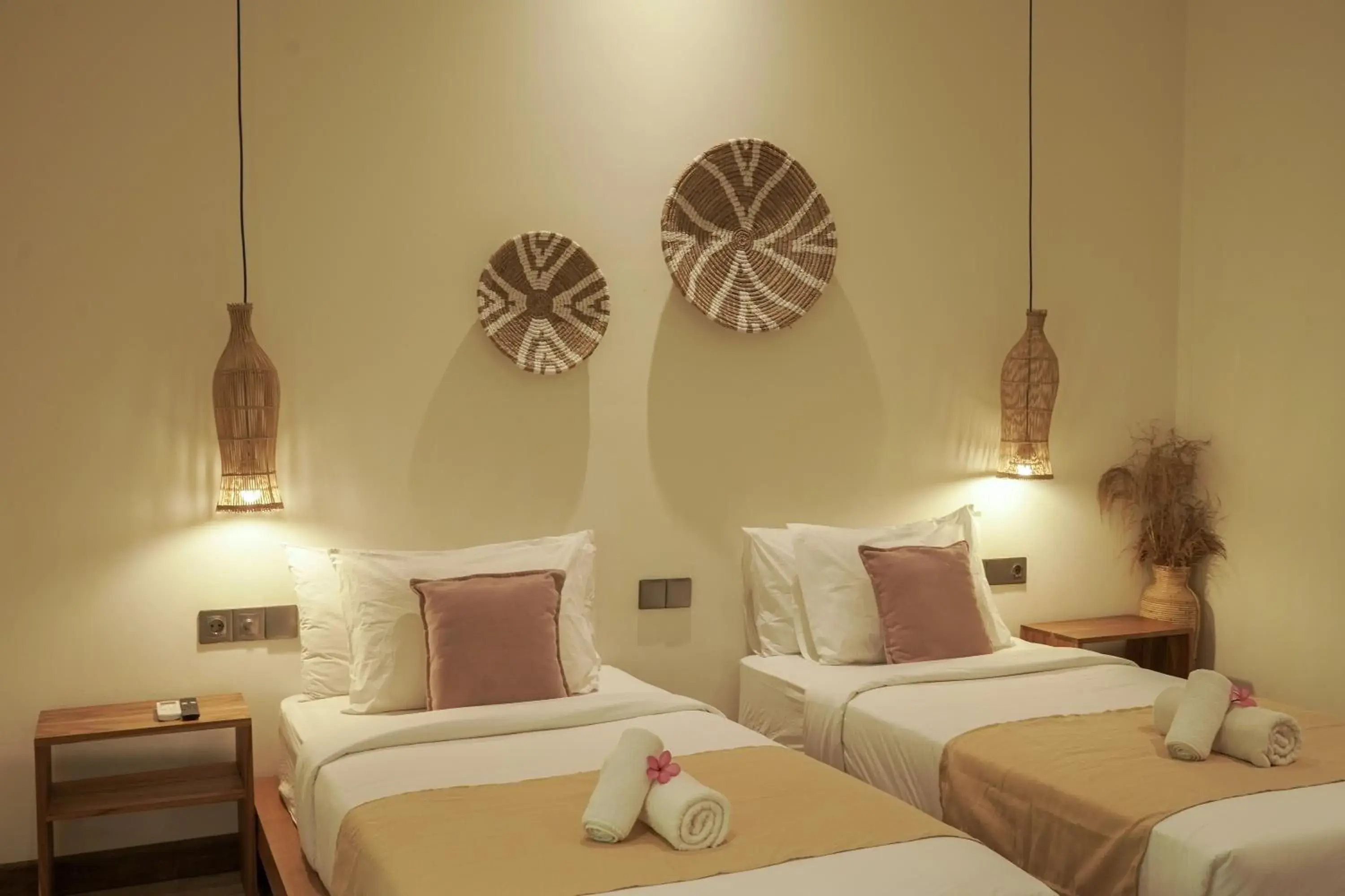 Bed in Reset Lombok Hotel Bed in Reset Lombok Hotel