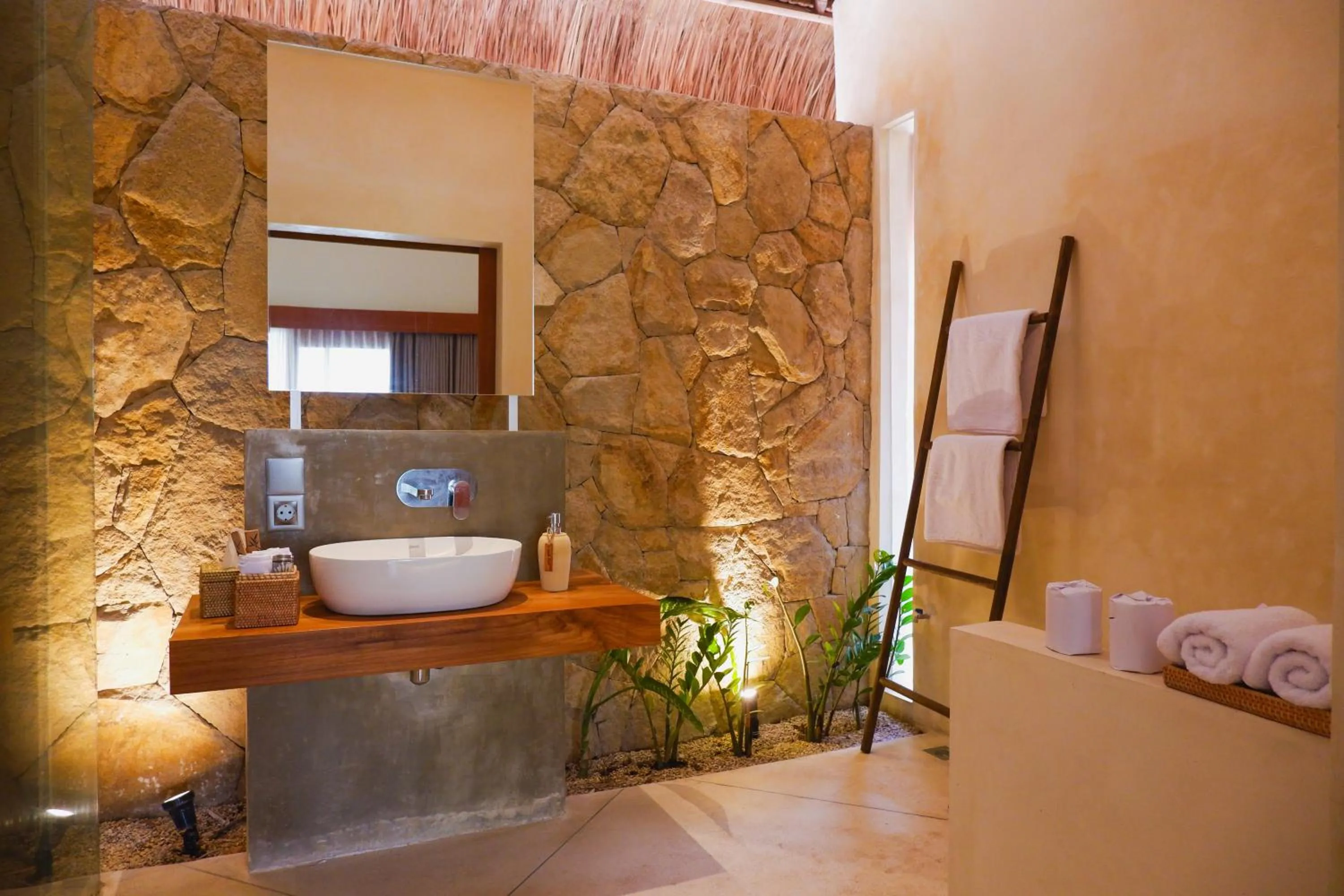 Bathroom in Reset Lombok Hotel