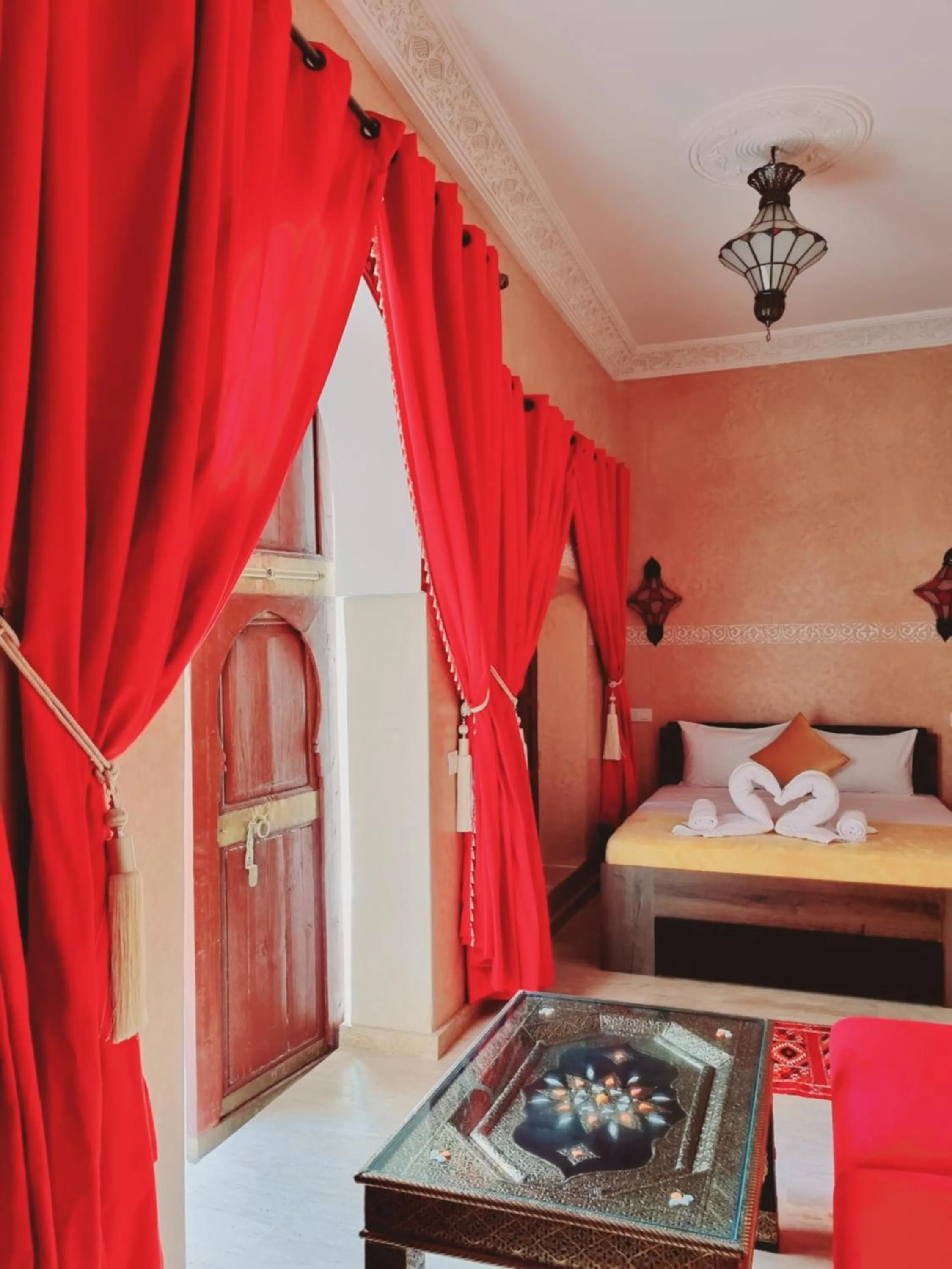 Bed in Riad La Bigarade