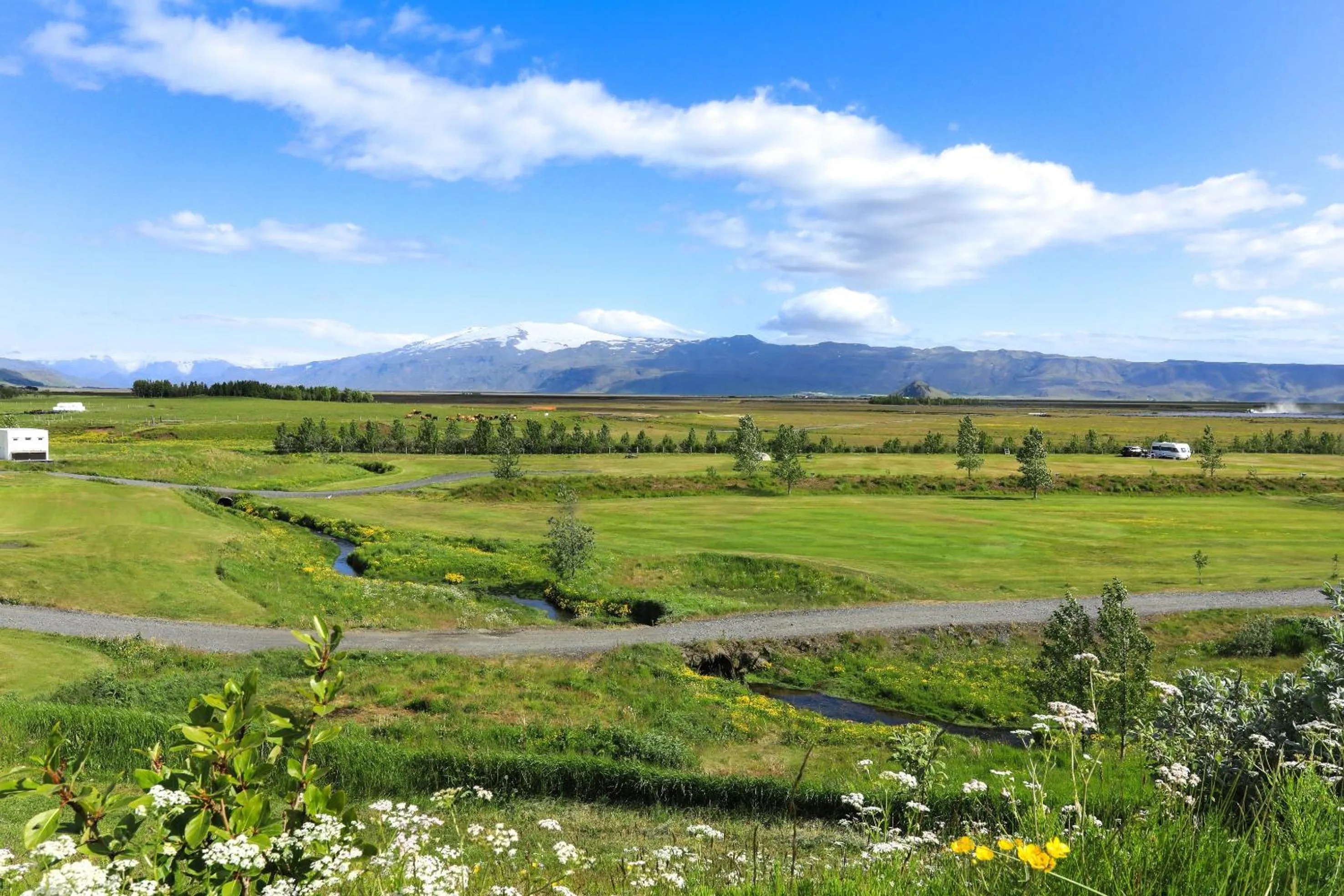 View (from property/room) in Hótel Eyjafjallajökull