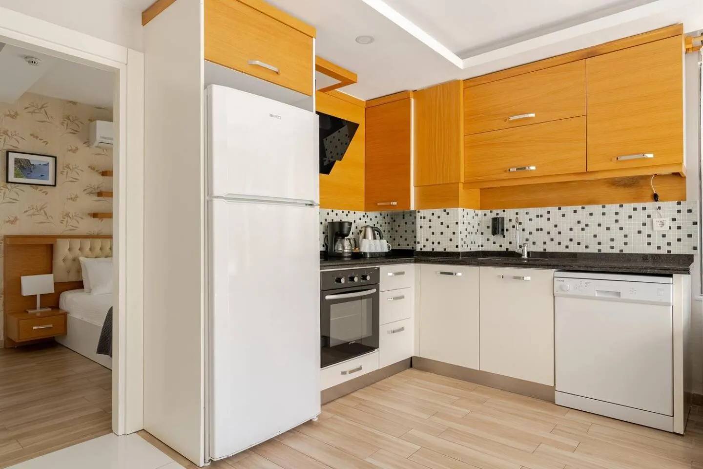 kitchen in Loi Suite