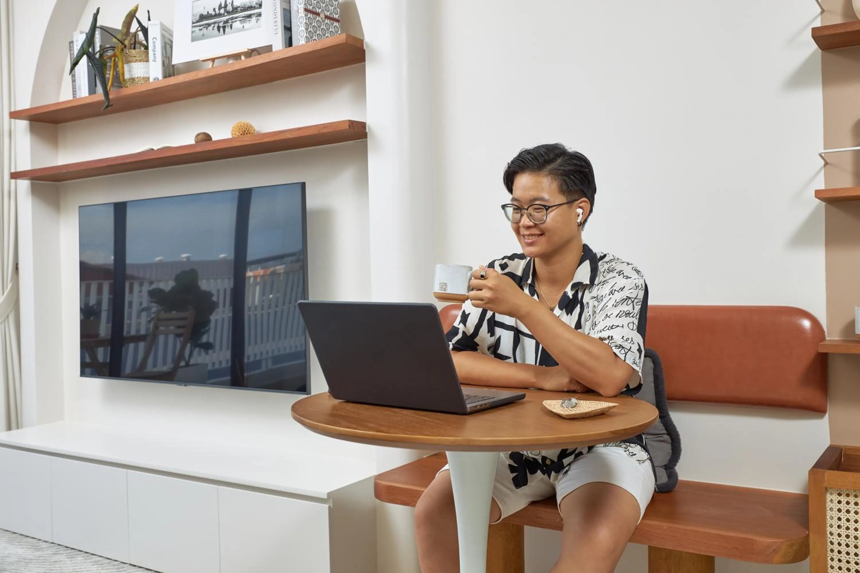 Living room in Velea@Rose Apple Square