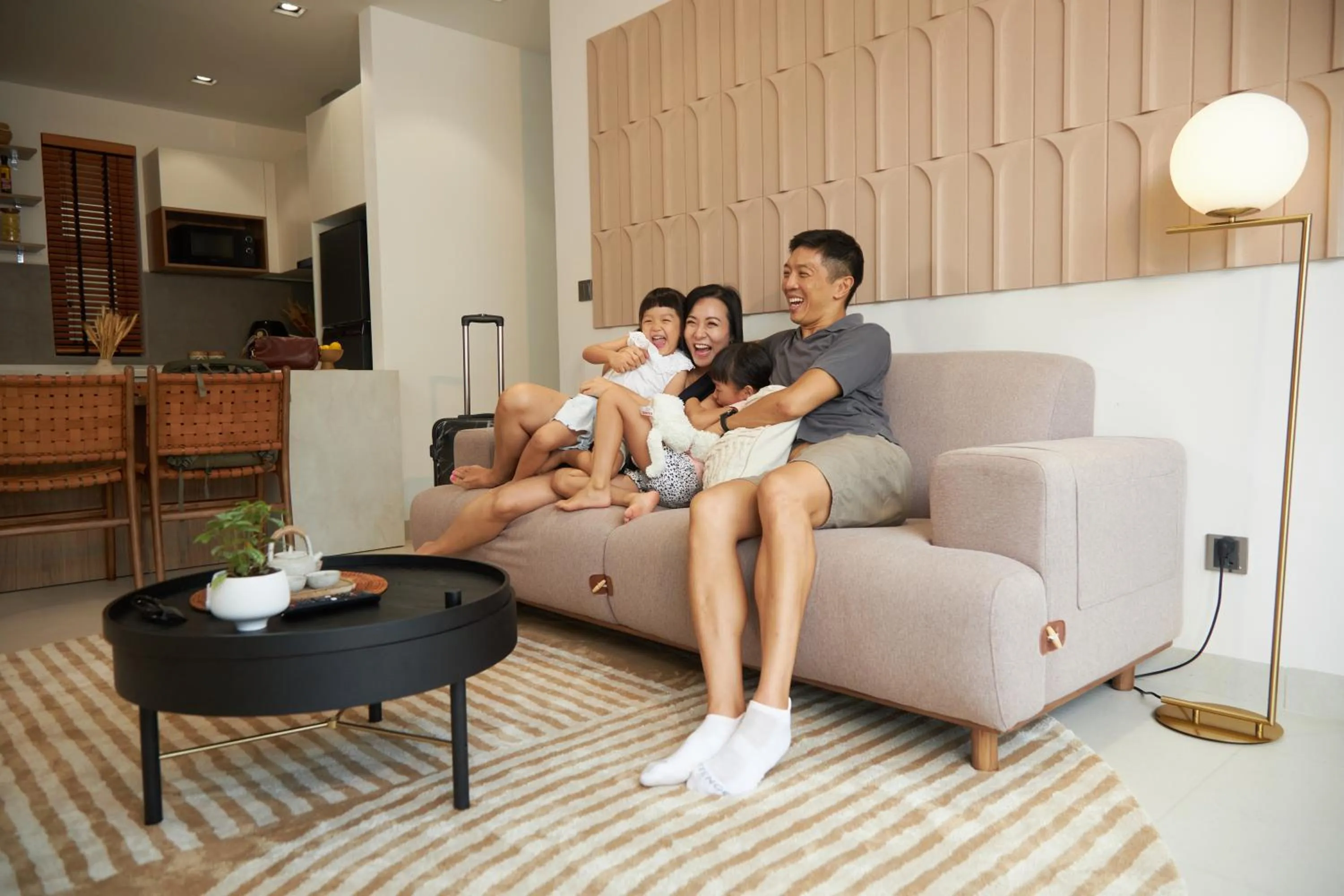 Living room in Velea@Rose Apple Square