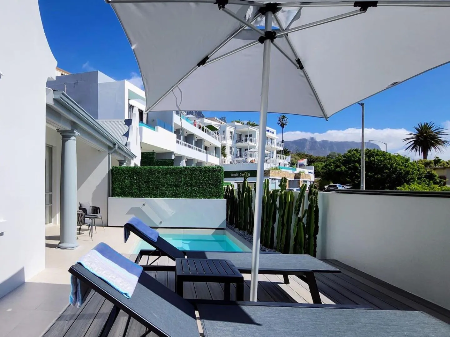 Property building in South Beach Camps Bay Boutique Hotel