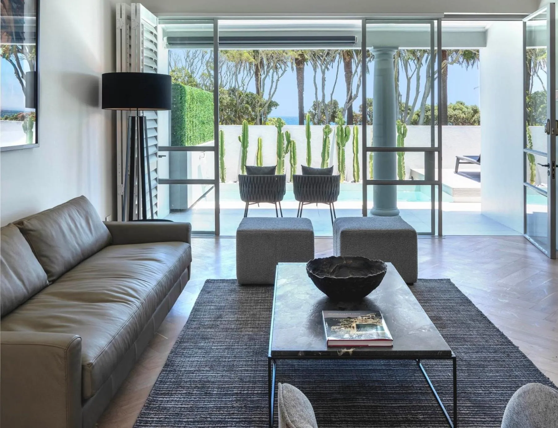 Living room in South Beach Camps Bay Boutique Hotel