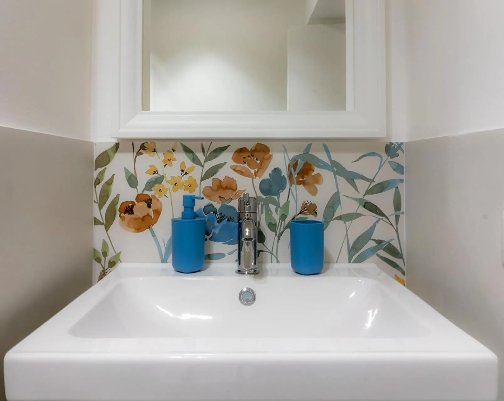 Bathroom in Green Woody Home