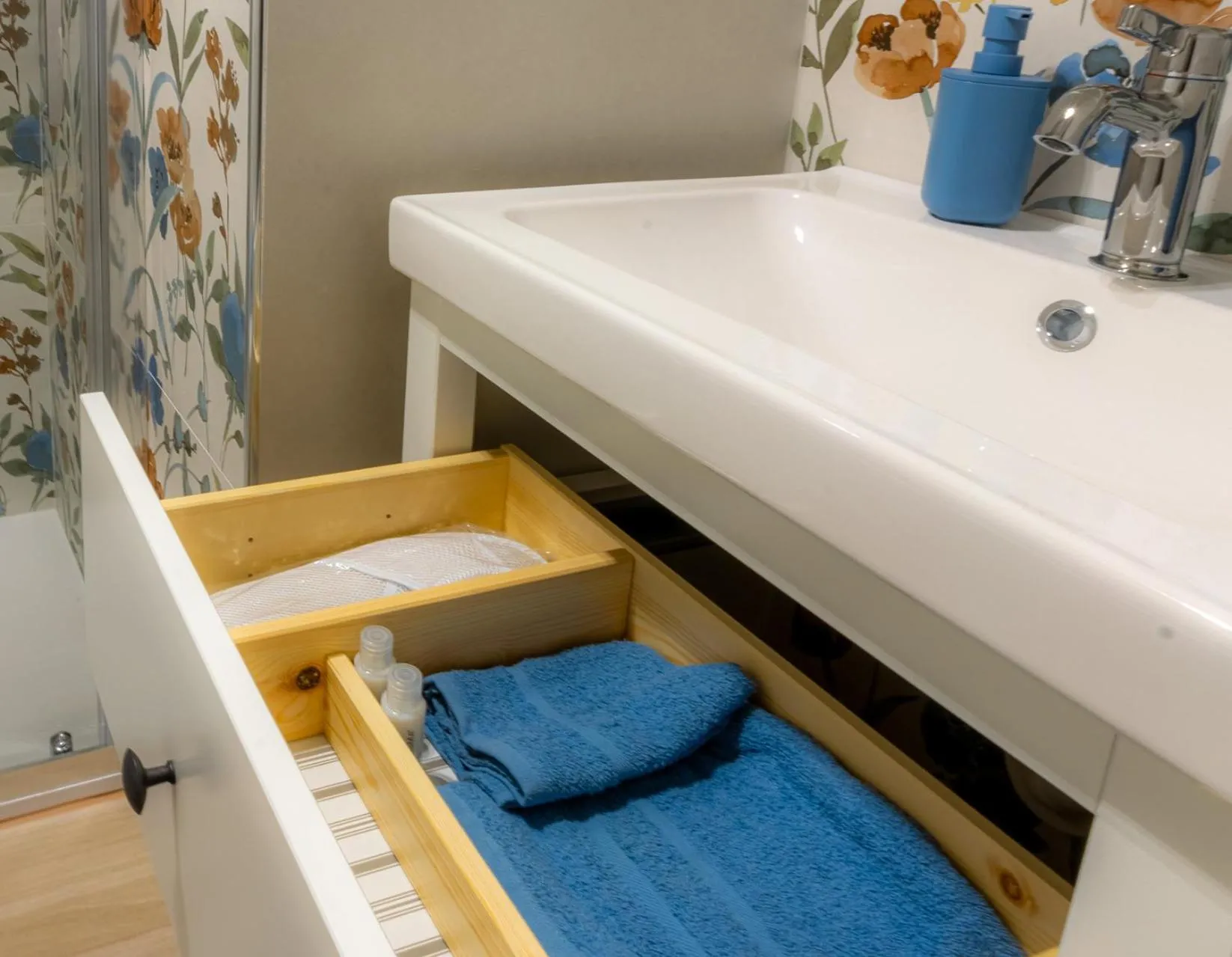 Bathroom in Green Woody Home