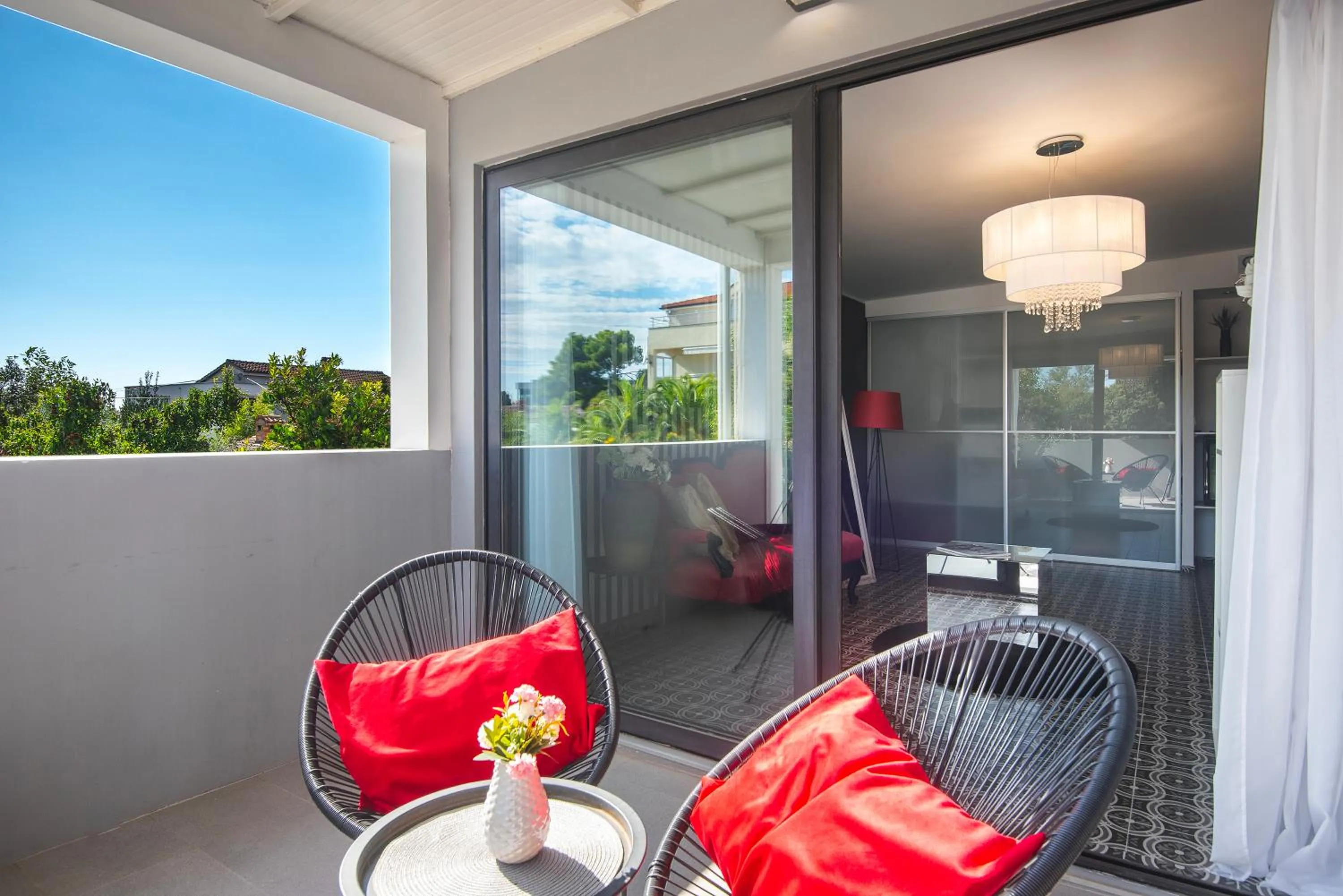 Balcony/Terrace in Boutique Hotel Chevalier by Bura Hotels - Adults Only