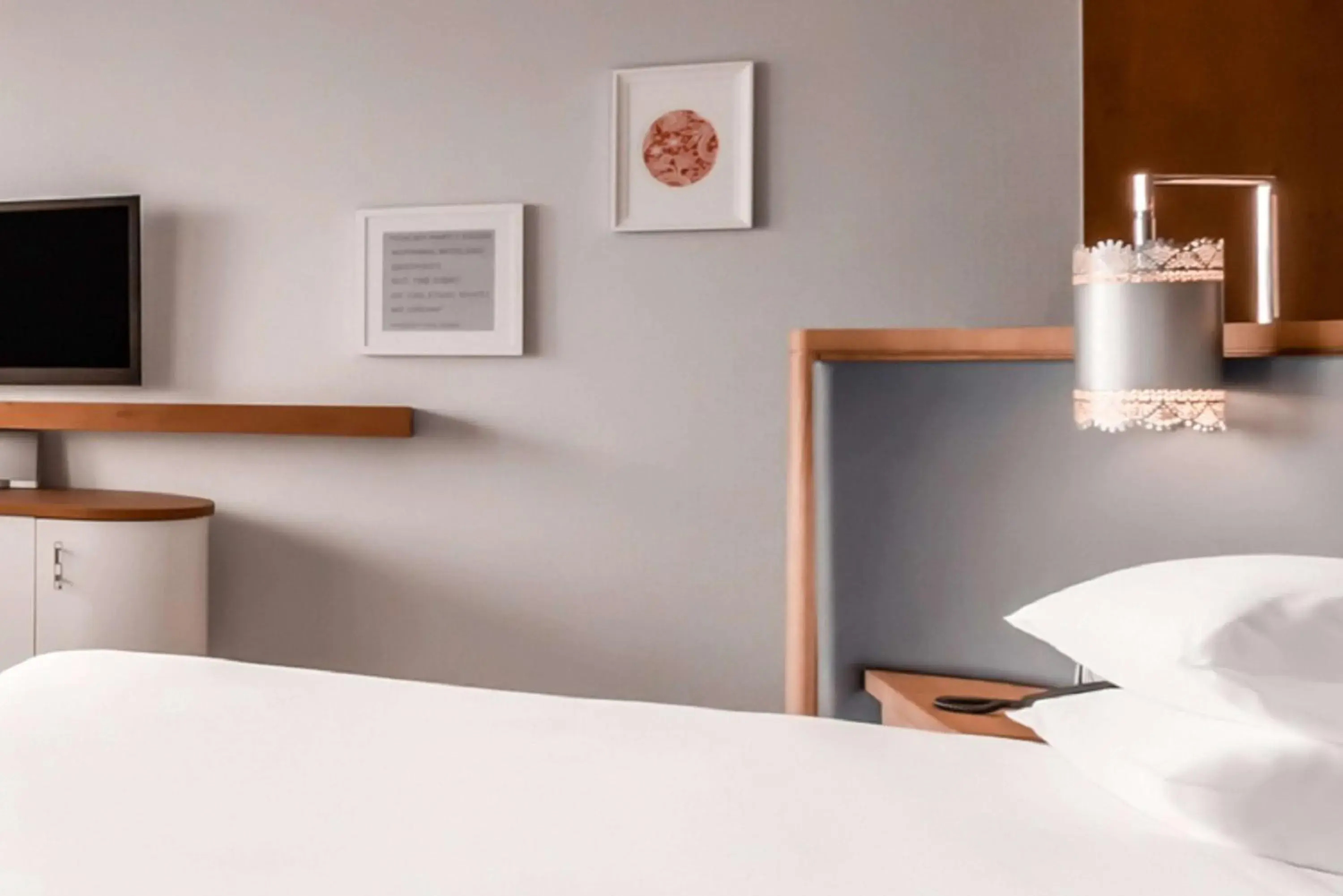 Bed in Hilton Rotterdam Bed in Hilton Rotterdam