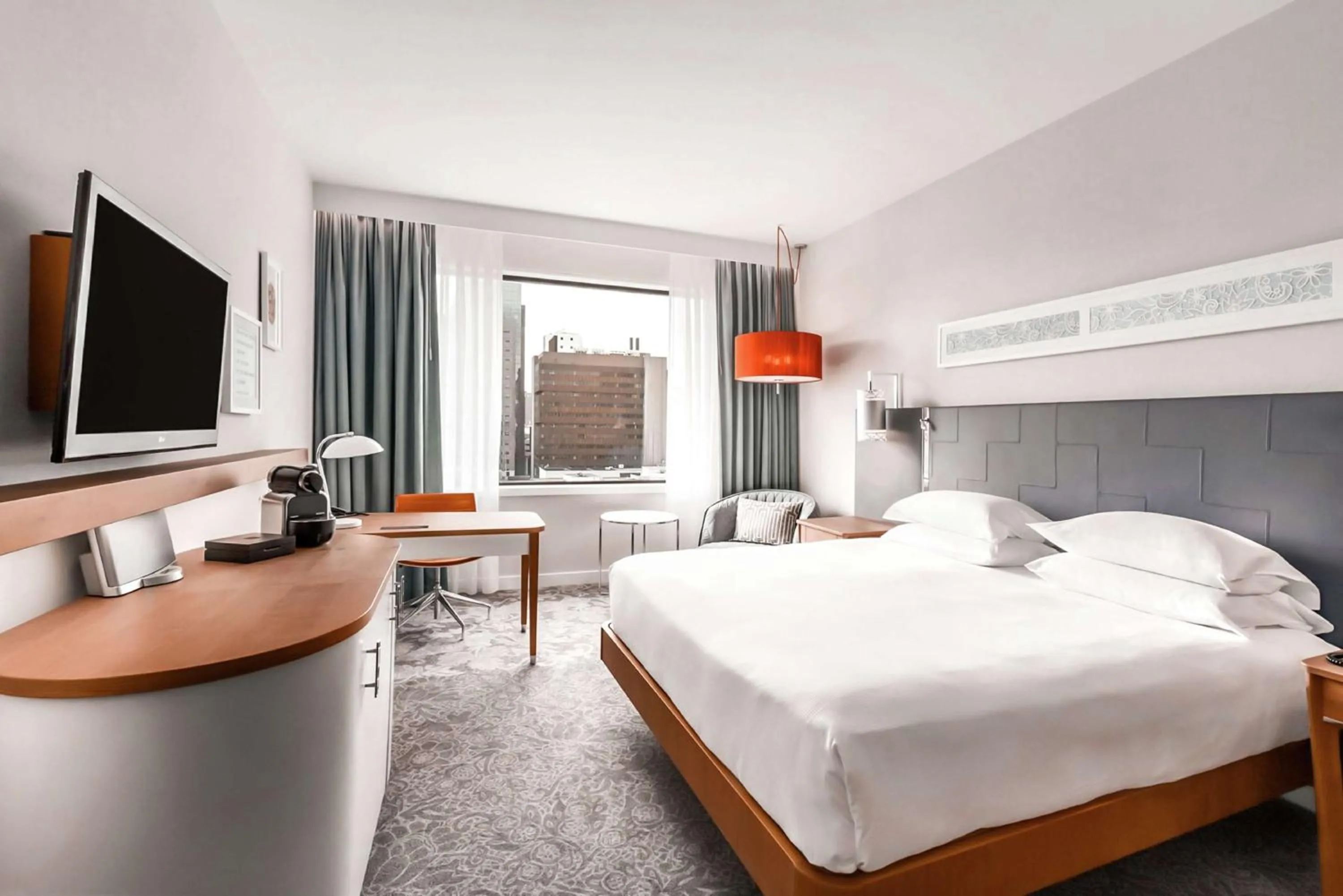 Bed in Hilton Rotterdam