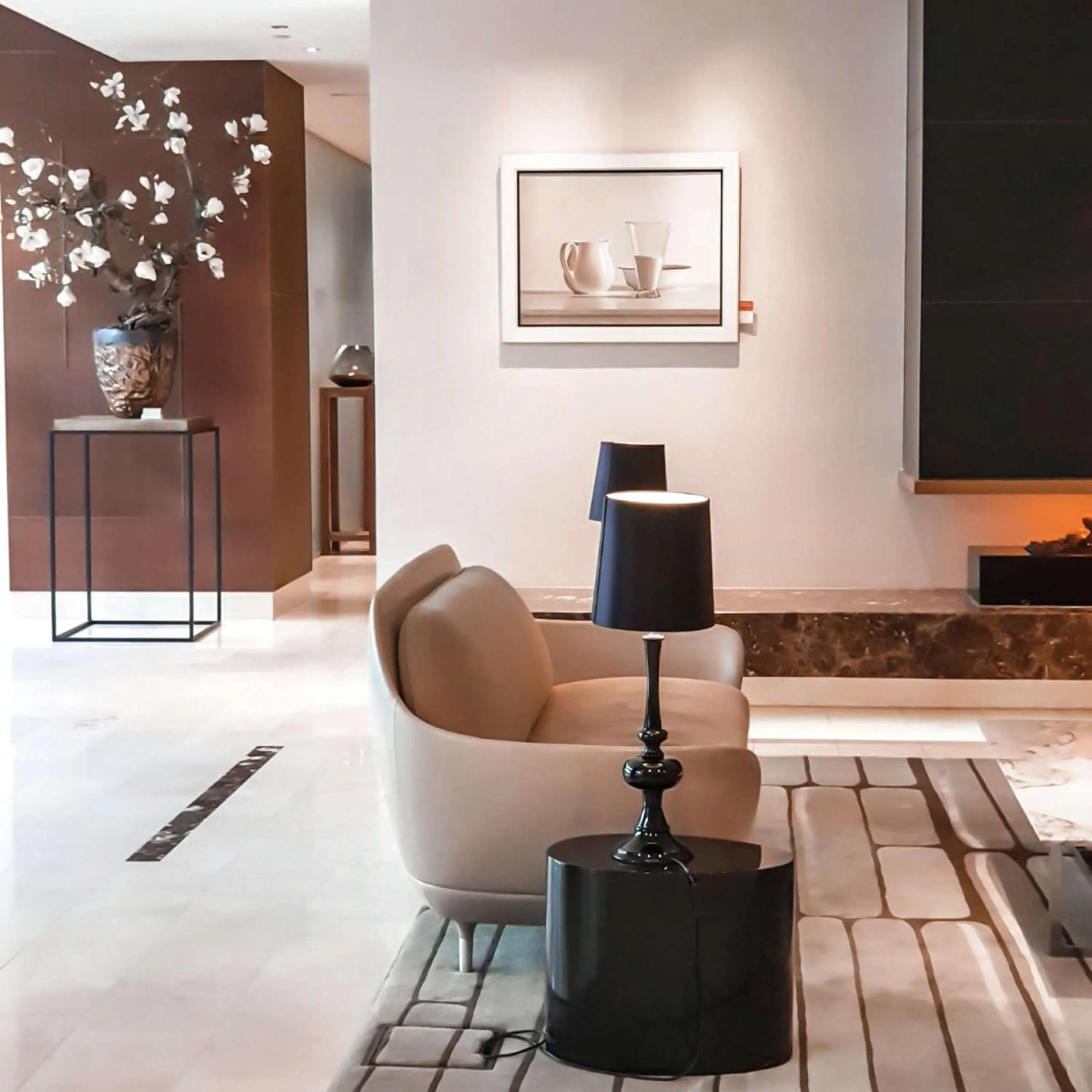 Lobby or reception in Hilton Rotterdam