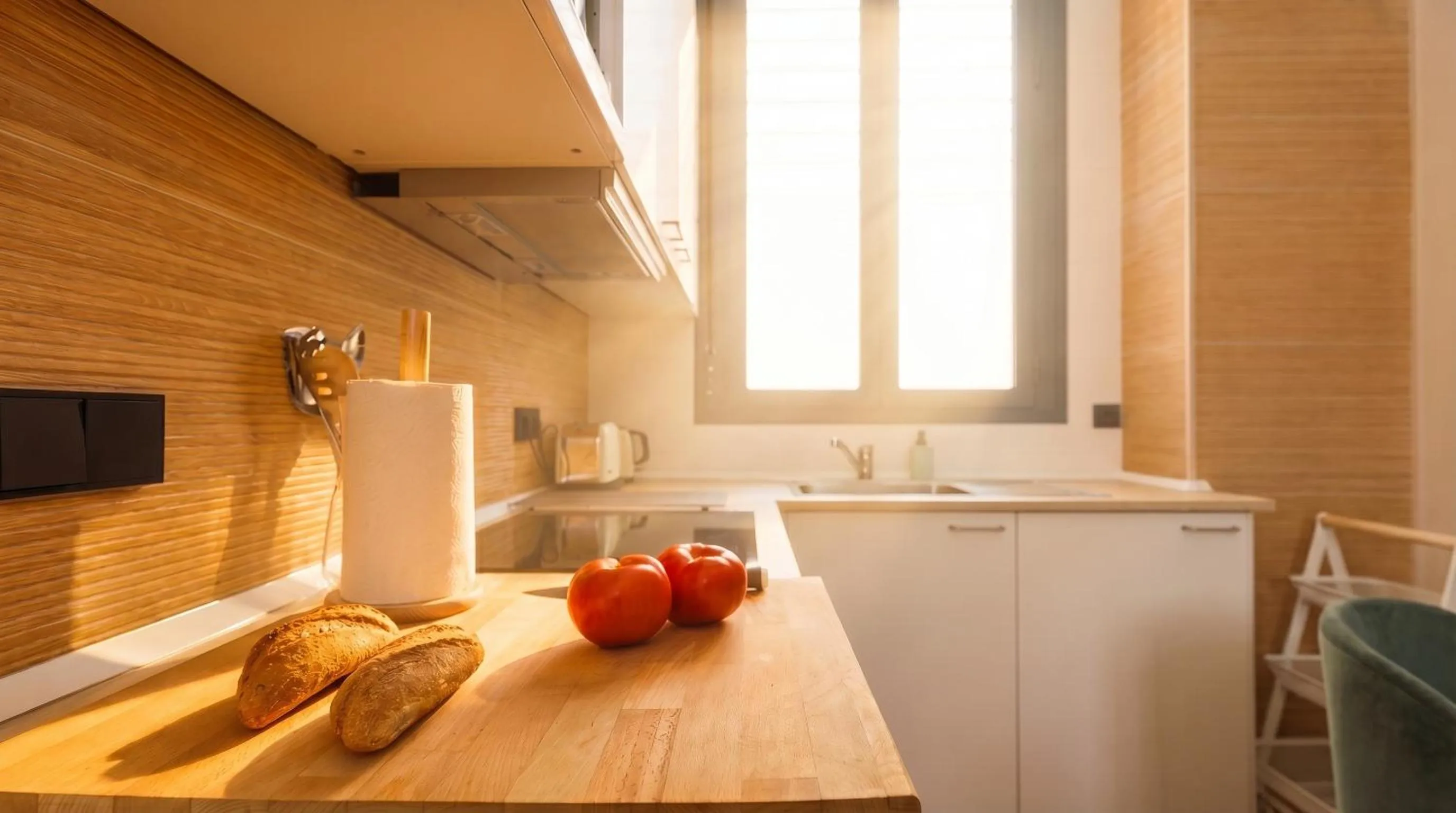 Kitchen or kitchenette in Oasis in the heart of Seville - 2 BR apt with FREE PARKING