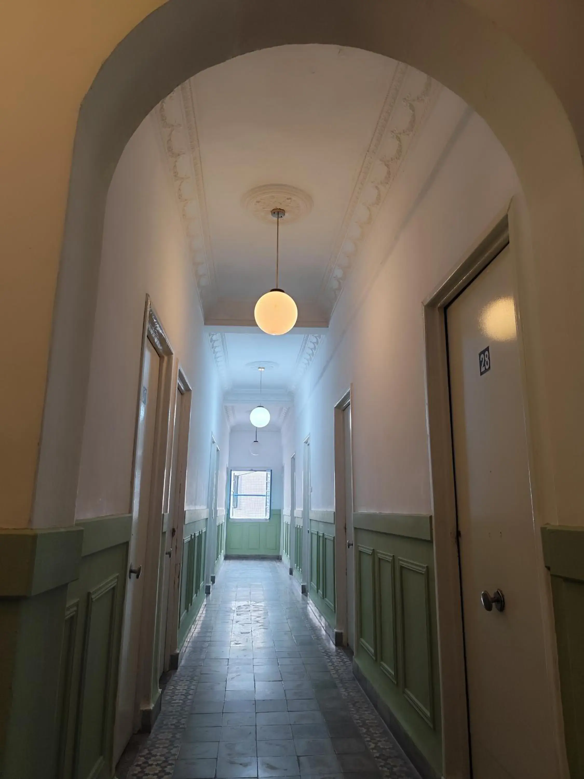 Inner courtyard view in Hôtel Ayachi Inner courtyard view in Hôtel Ayachi