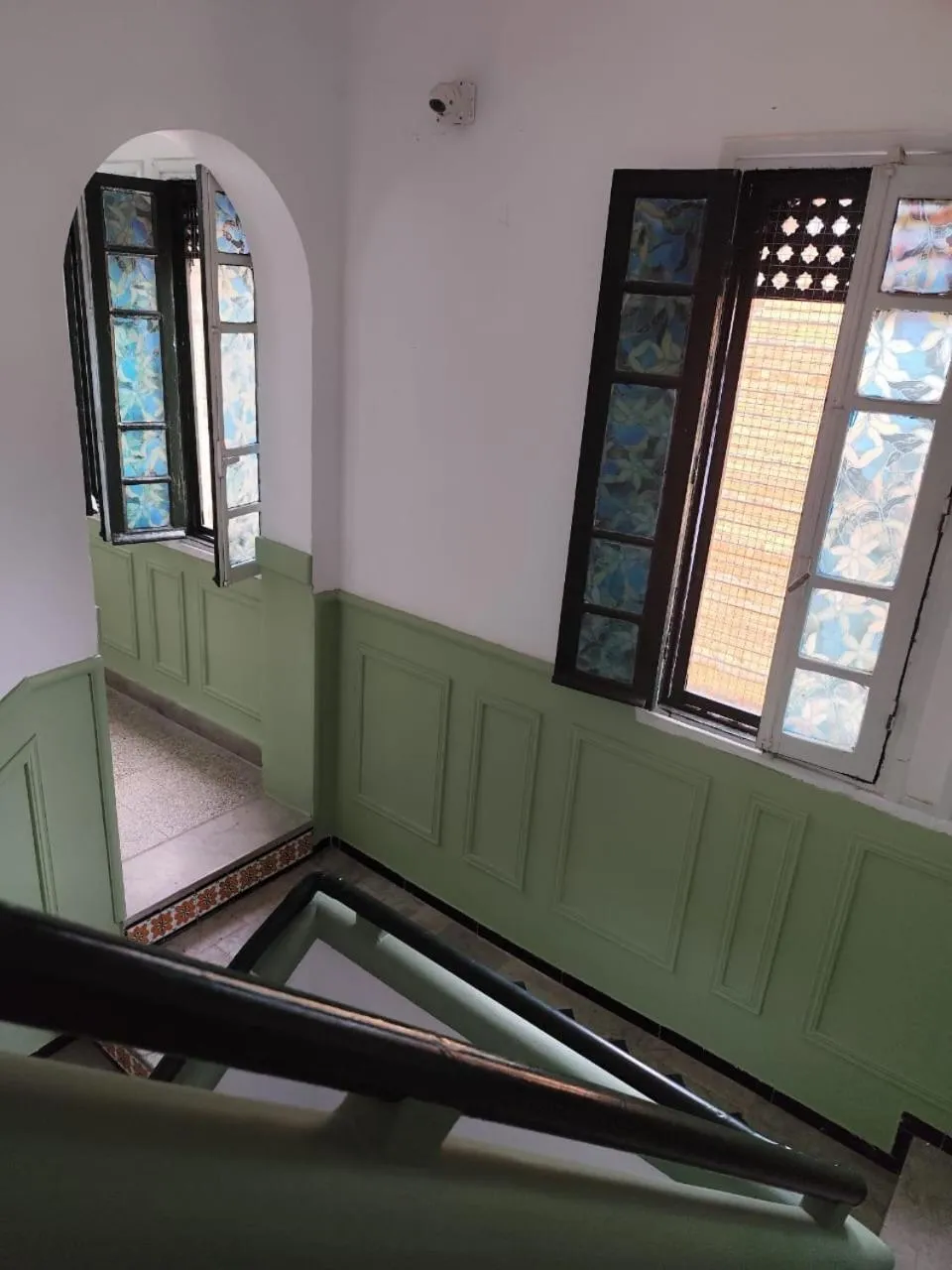 Inner courtyard view in Hôtel Ayachi