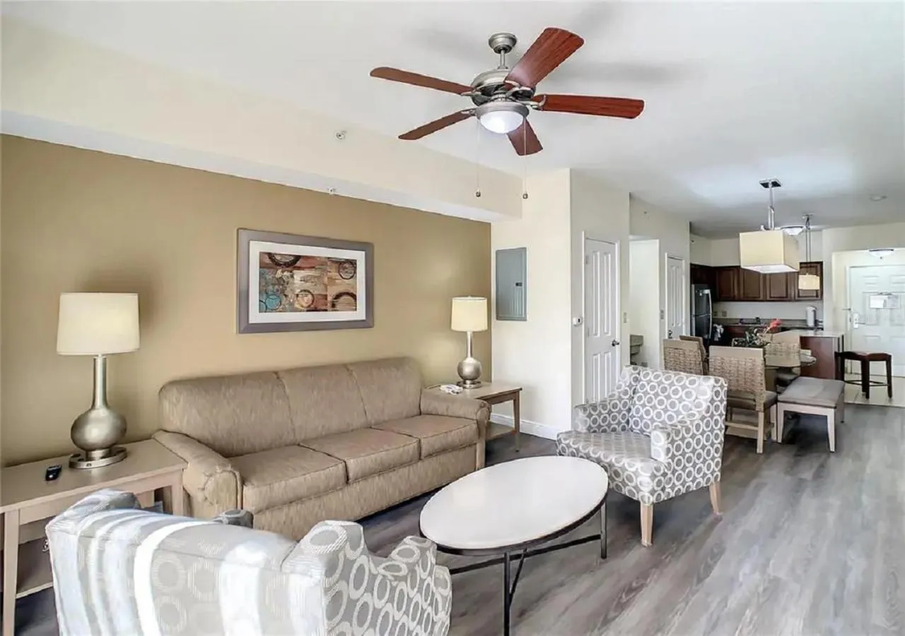 Living room in Cozy Orlando Resort Condo 4Mi from Disney